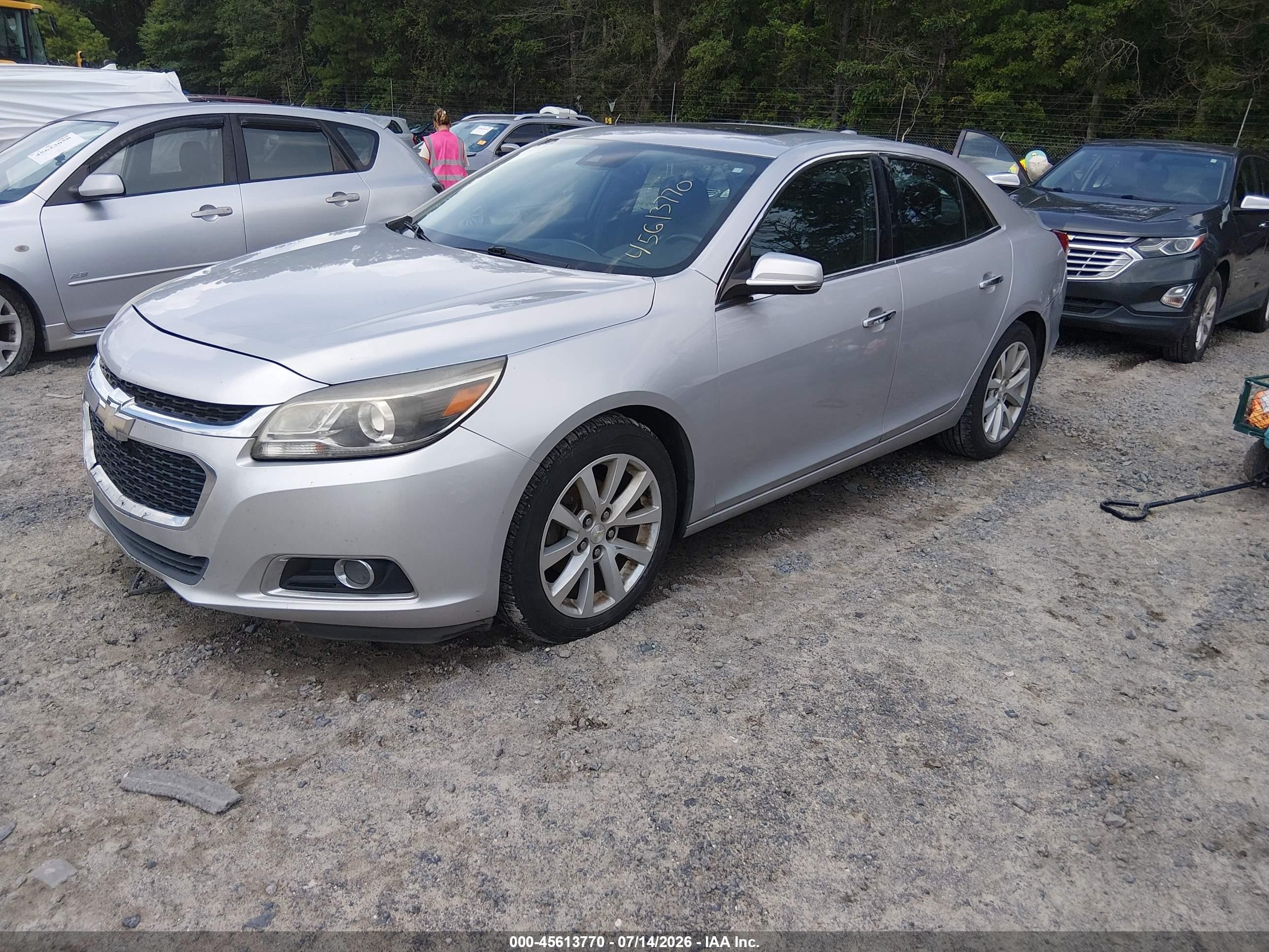 2015 Chevrolet Malibu 1lz Silver vin: 1G11F5SL5FF183580