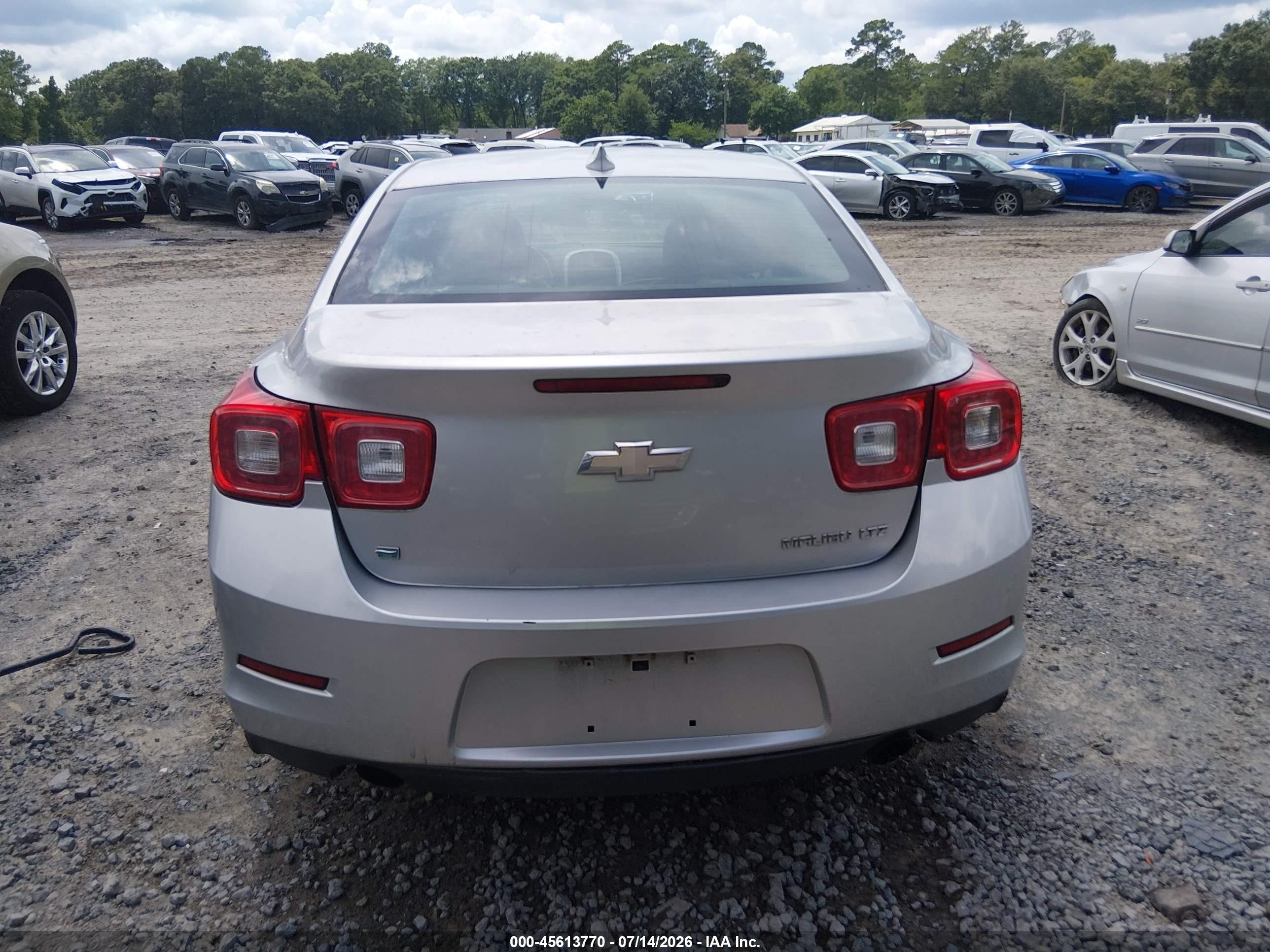 2015 Chevrolet Malibu 1lz Silver vin: 1G11F5SL5FF183580