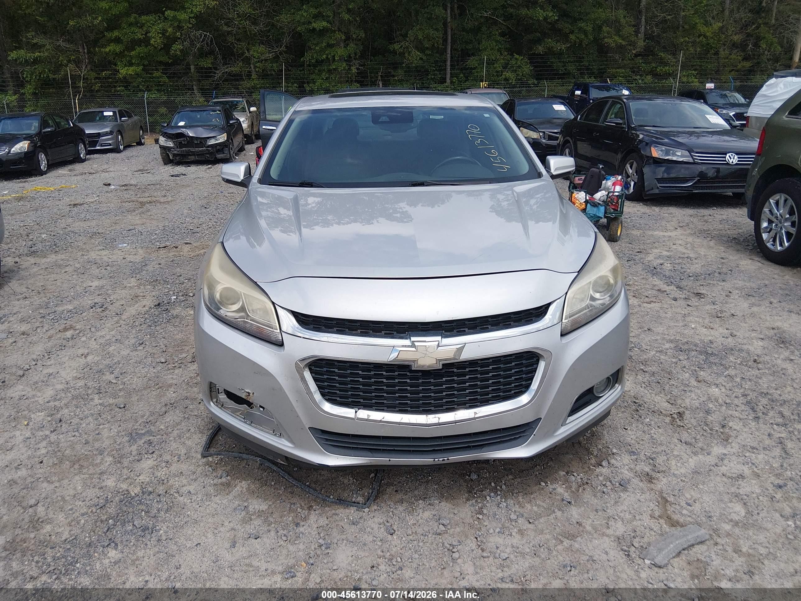 2015 Chevrolet Malibu 1lz Silver vin: 1G11F5SL5FF183580