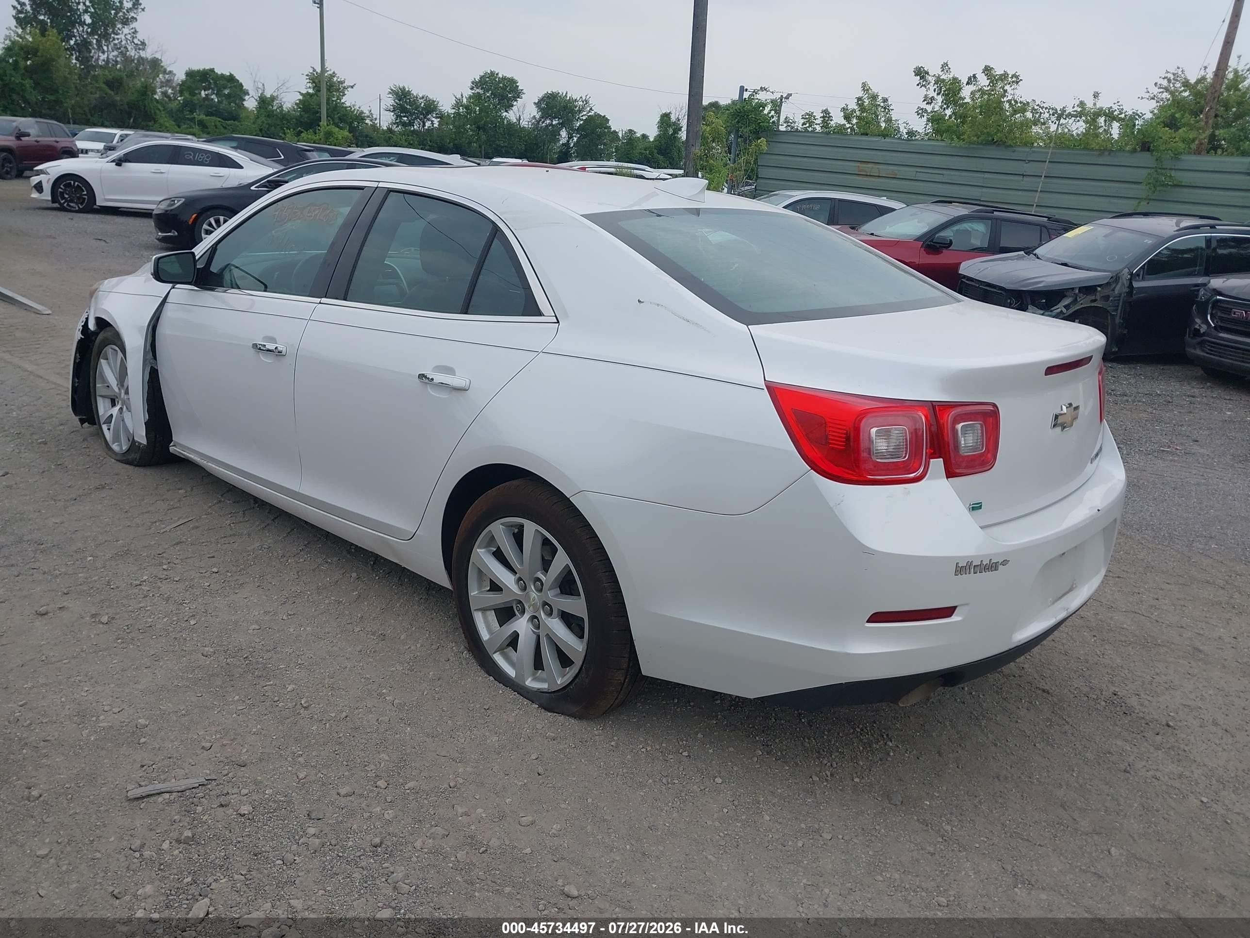 2015 Chevrolet Malibu 1lz White vin: 1G11F5SL5FF270833