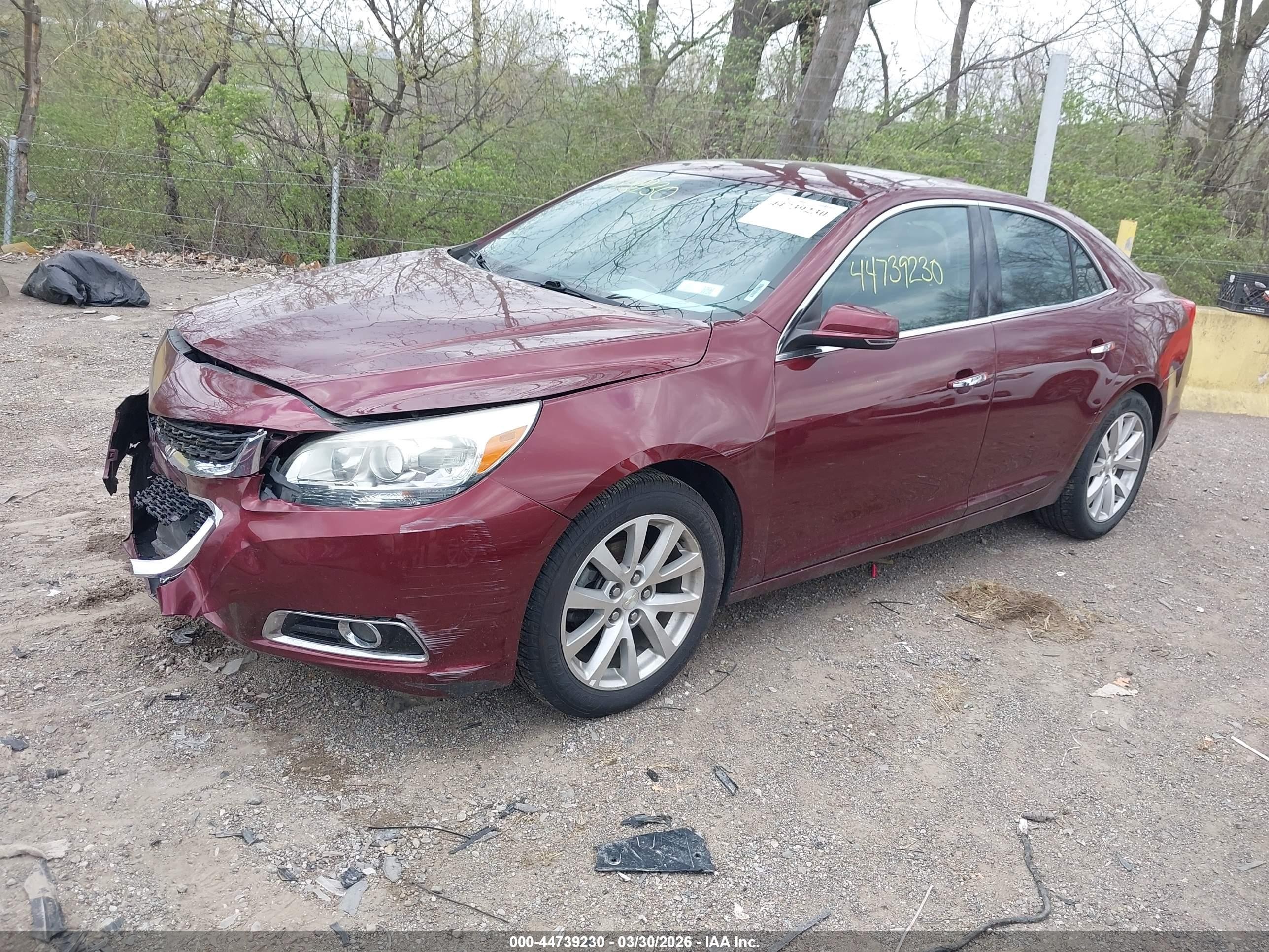 2015 Chevrolet Malibu 1lz Бордовый vin: 1G11F5SL6FF131066