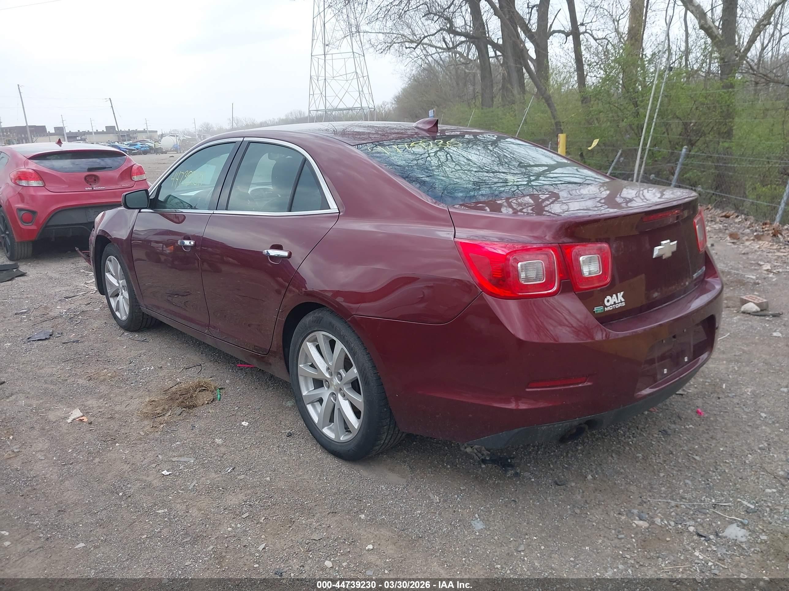 2015 Chevrolet Malibu 1lz Бордовый vin: 1G11F5SL6FF131066