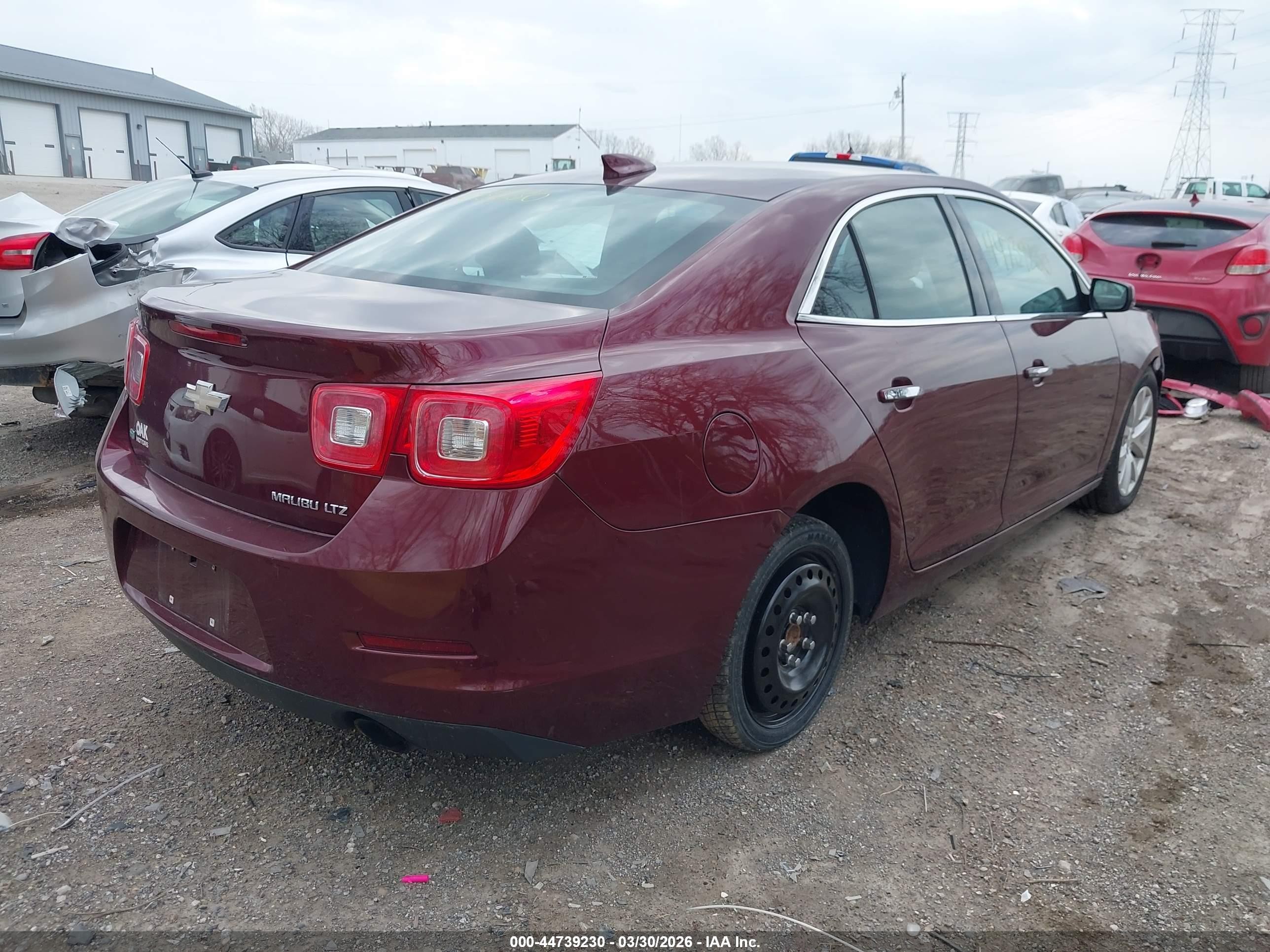 2015 Chevrolet Malibu 1lz Бордовый vin: 1G11F5SL6FF131066