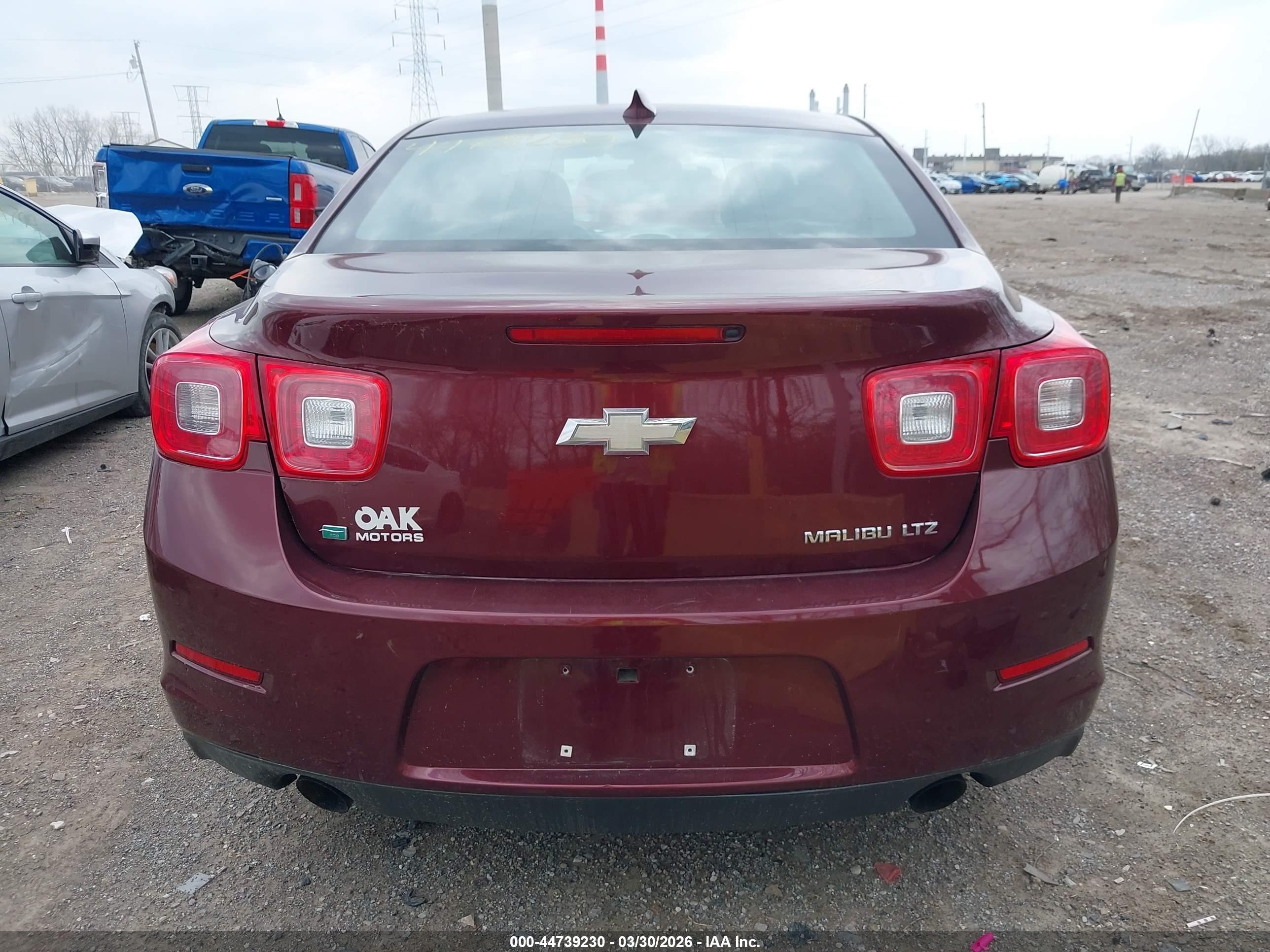 2015 Chevrolet Malibu 1lz Бордовый vin: 1G11F5SL6FF131066