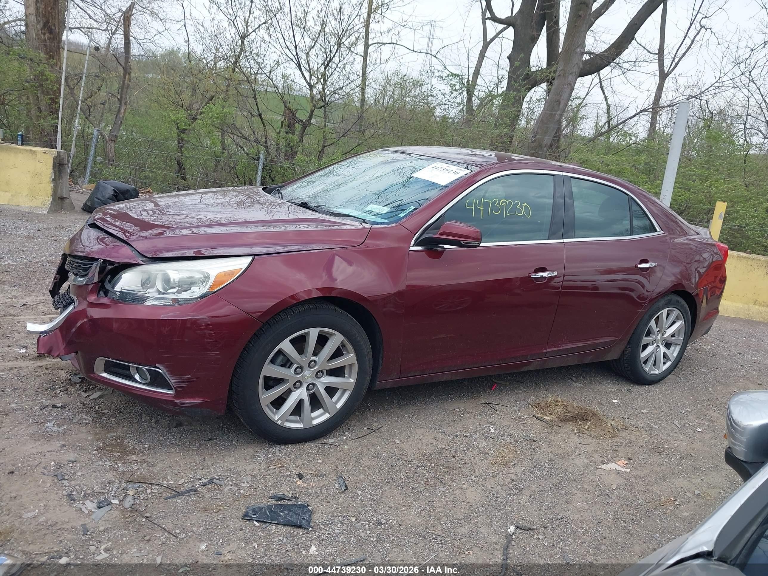 2015 Chevrolet Malibu 1lz Бордовый vin: 1G11F5SL6FF131066