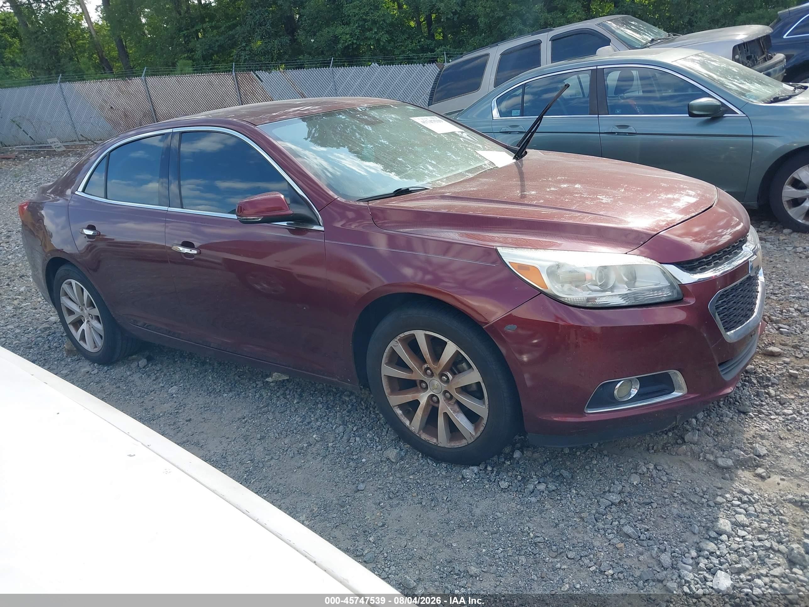 2015 Chevrolet Malibu 1lz Maroon vin: 1G11F5SL6FF227151