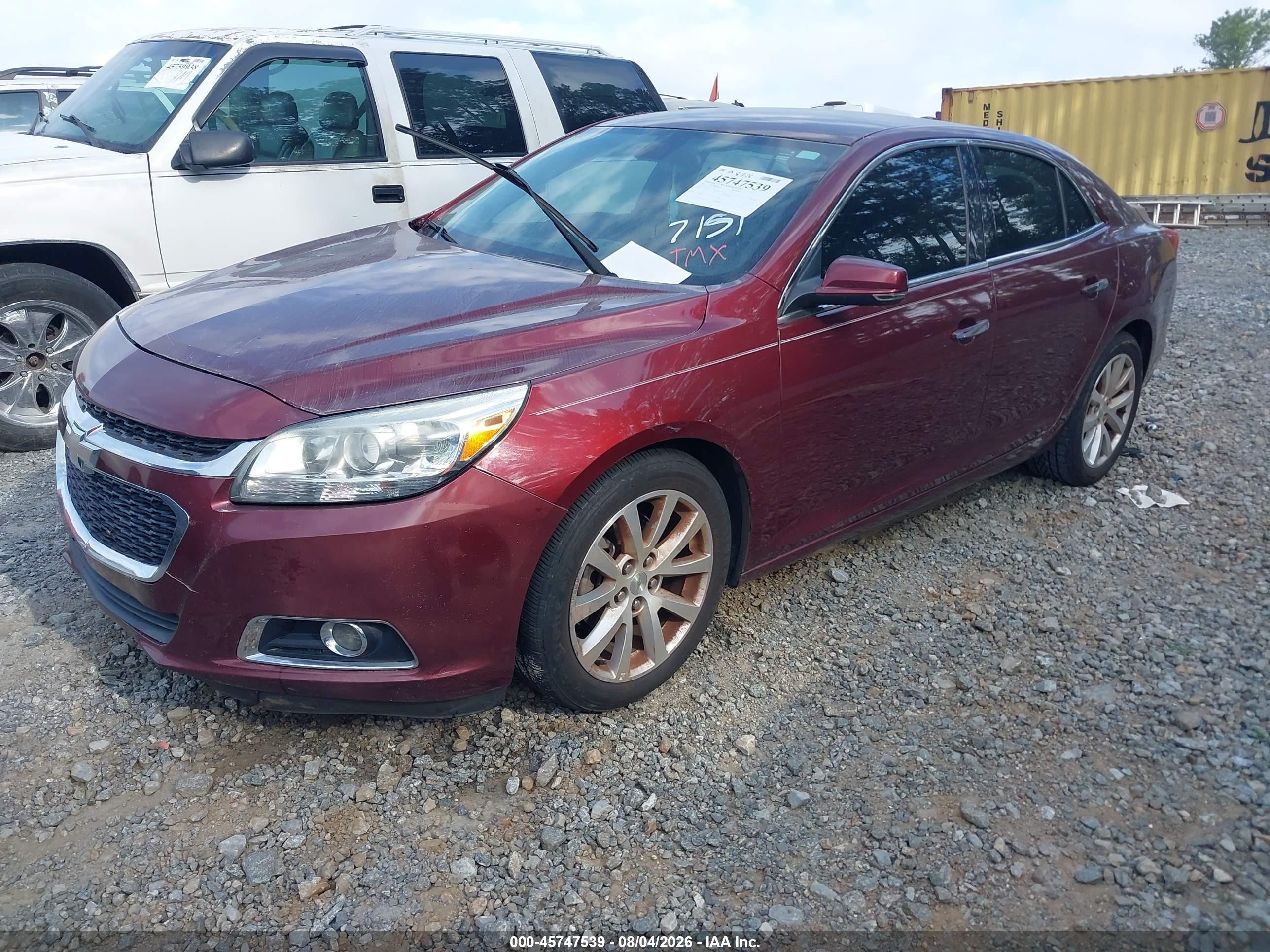 2015 Chevrolet Malibu 1lz Maroon vin: 1G11F5SL6FF227151