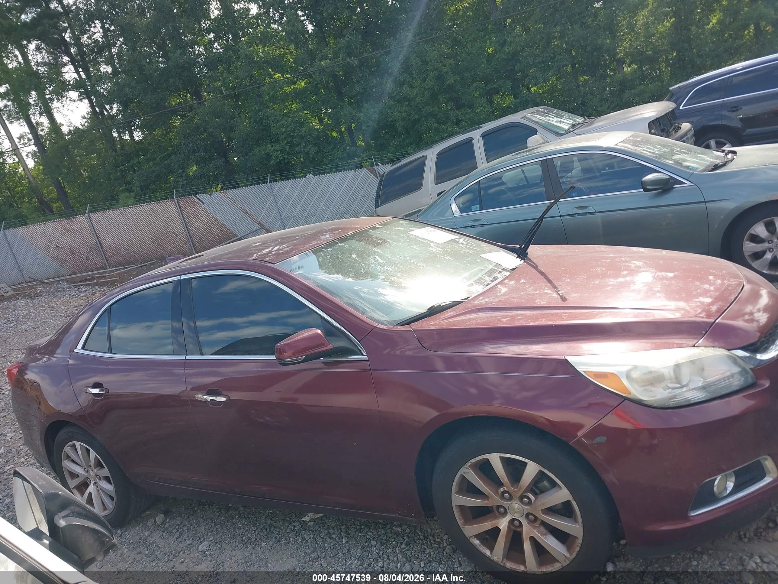 2015 Chevrolet Malibu 1lz Maroon vin: 1G11F5SL6FF227151