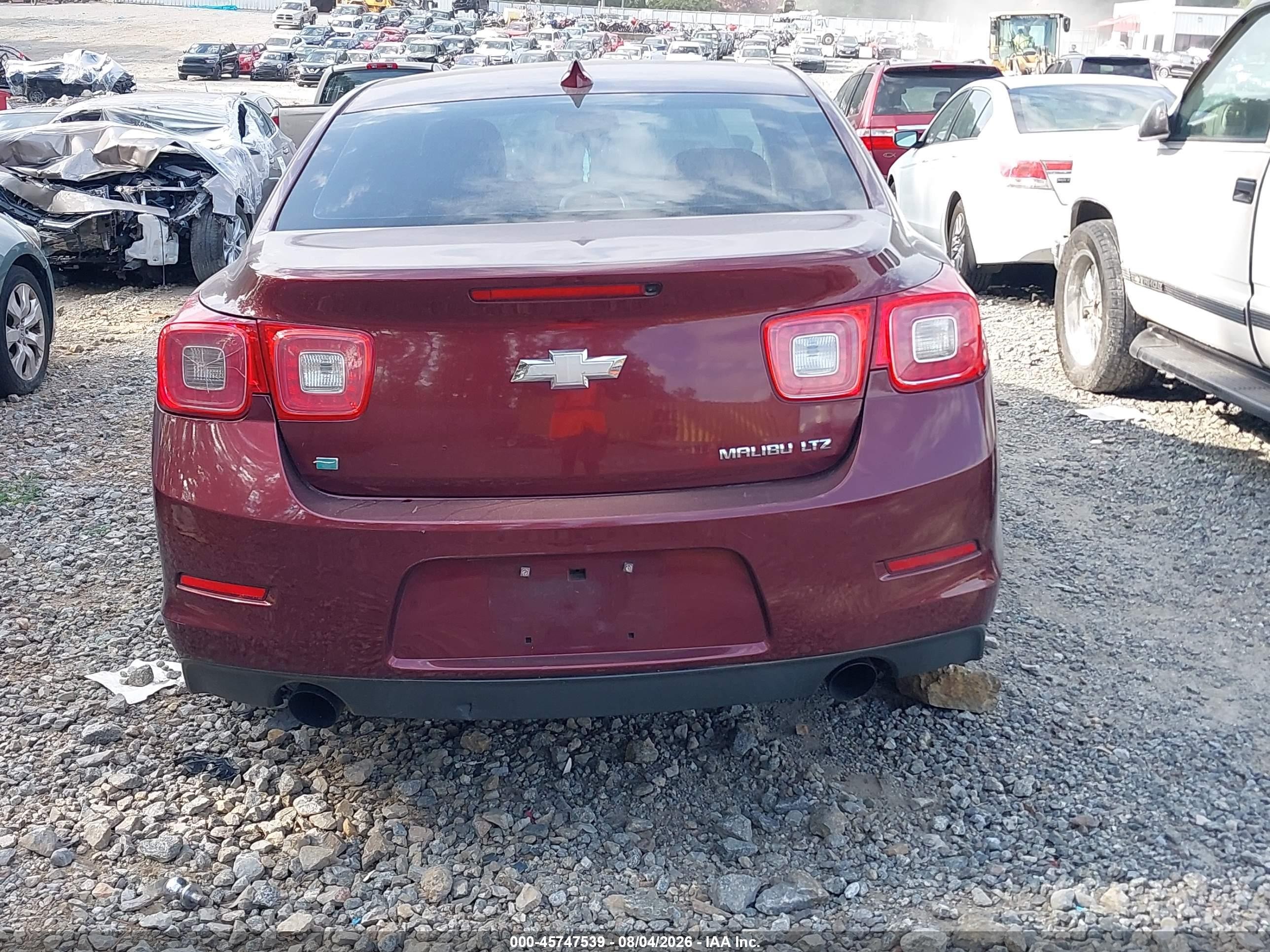 2015 Chevrolet Malibu 1lz Maroon vin: 1G11F5SL6FF227151