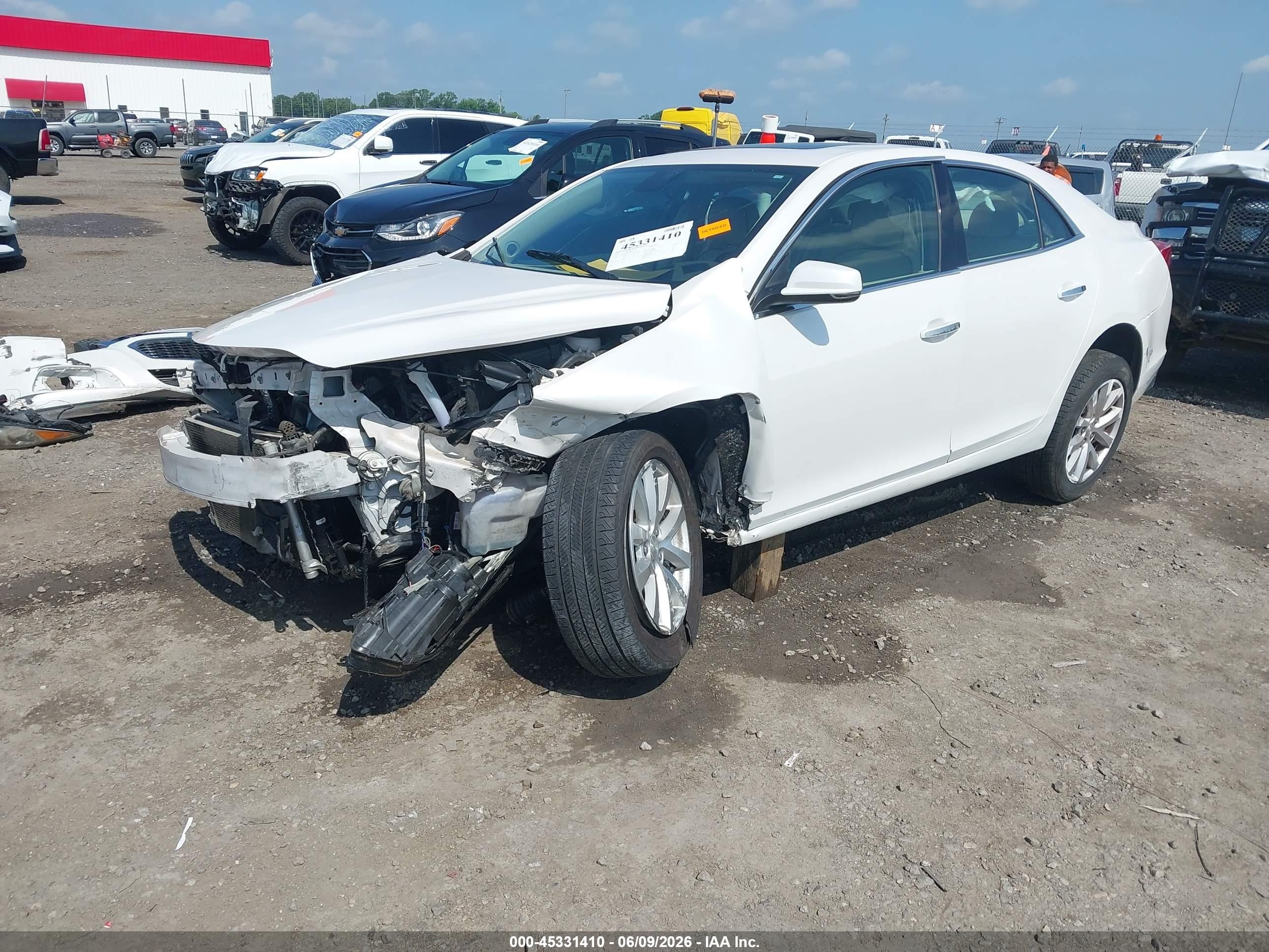 2015 Chevrolet Malibu 1lz White vin: 1G11F5SL6FF251417