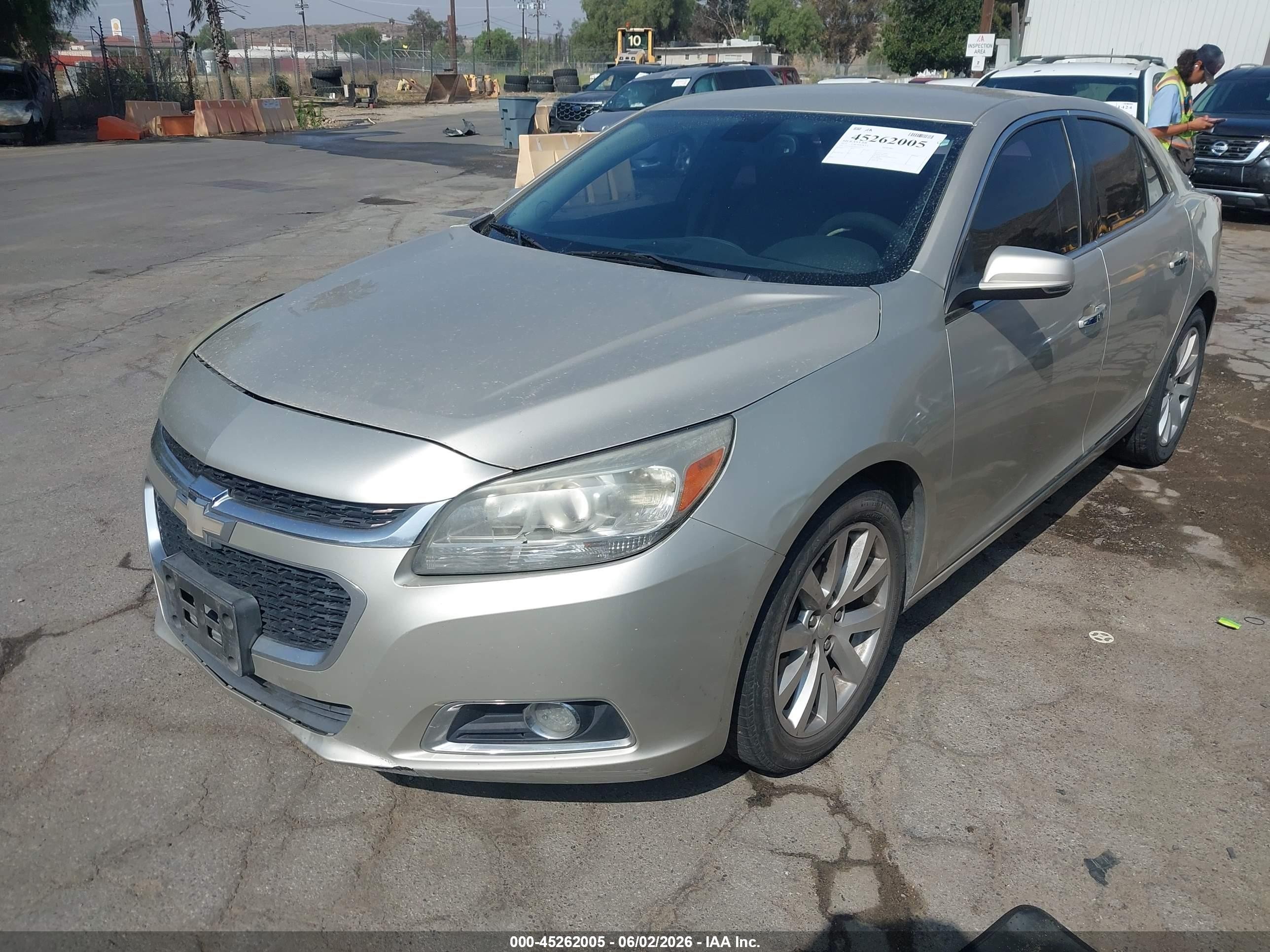 2015 Chevrolet Malibu 1lz Champagne vin: 1G11F5SL6FF325676