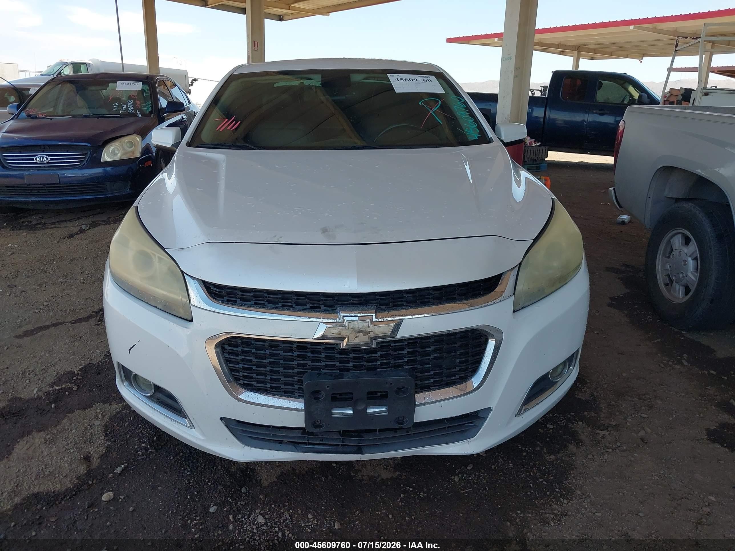 2015 Chevrolet Malibu 1lz White vin: 1G11F5SL7FF279064