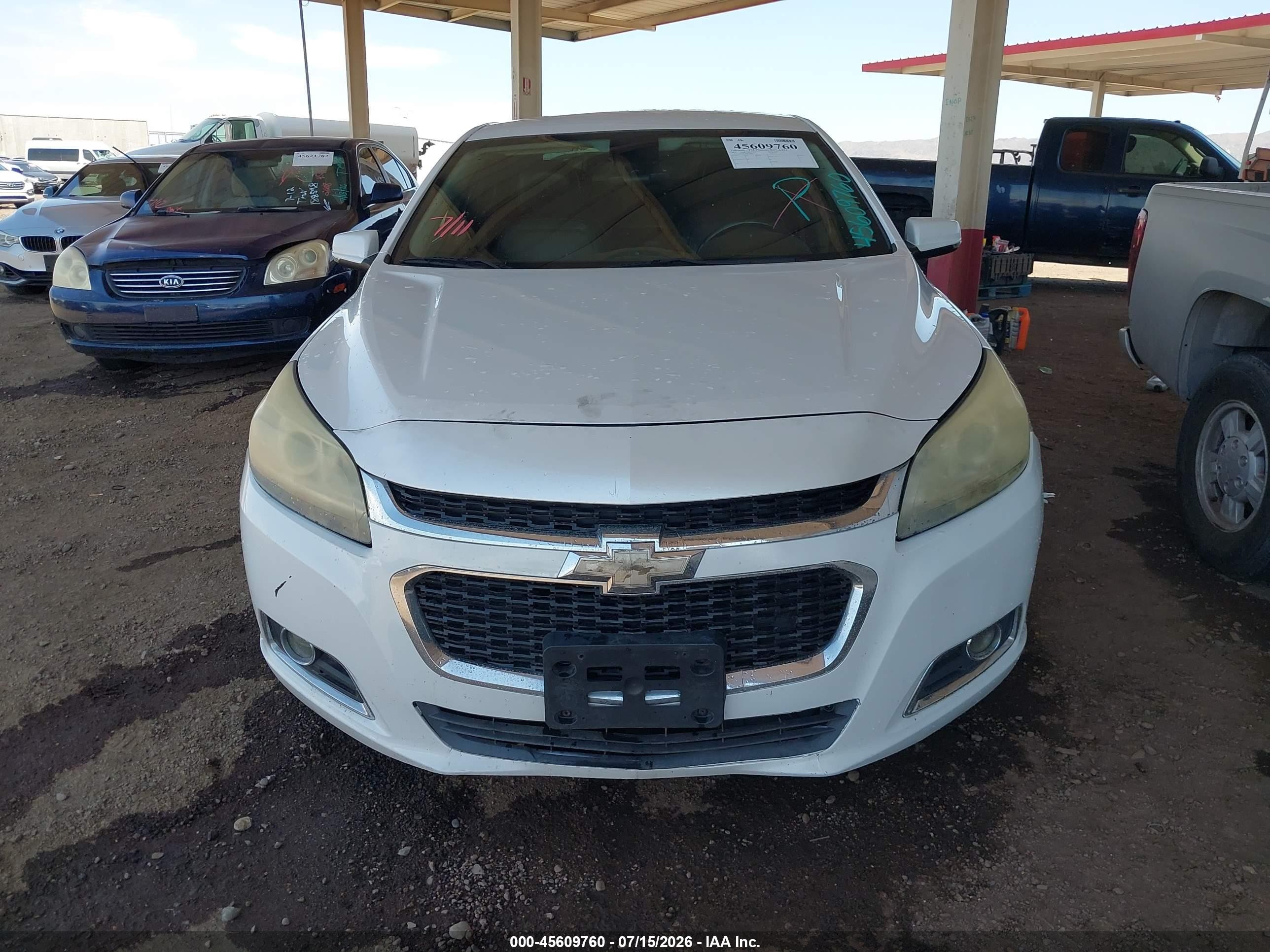 2015 Chevrolet Malibu 1lz White vin: 1G11F5SL7FF279064