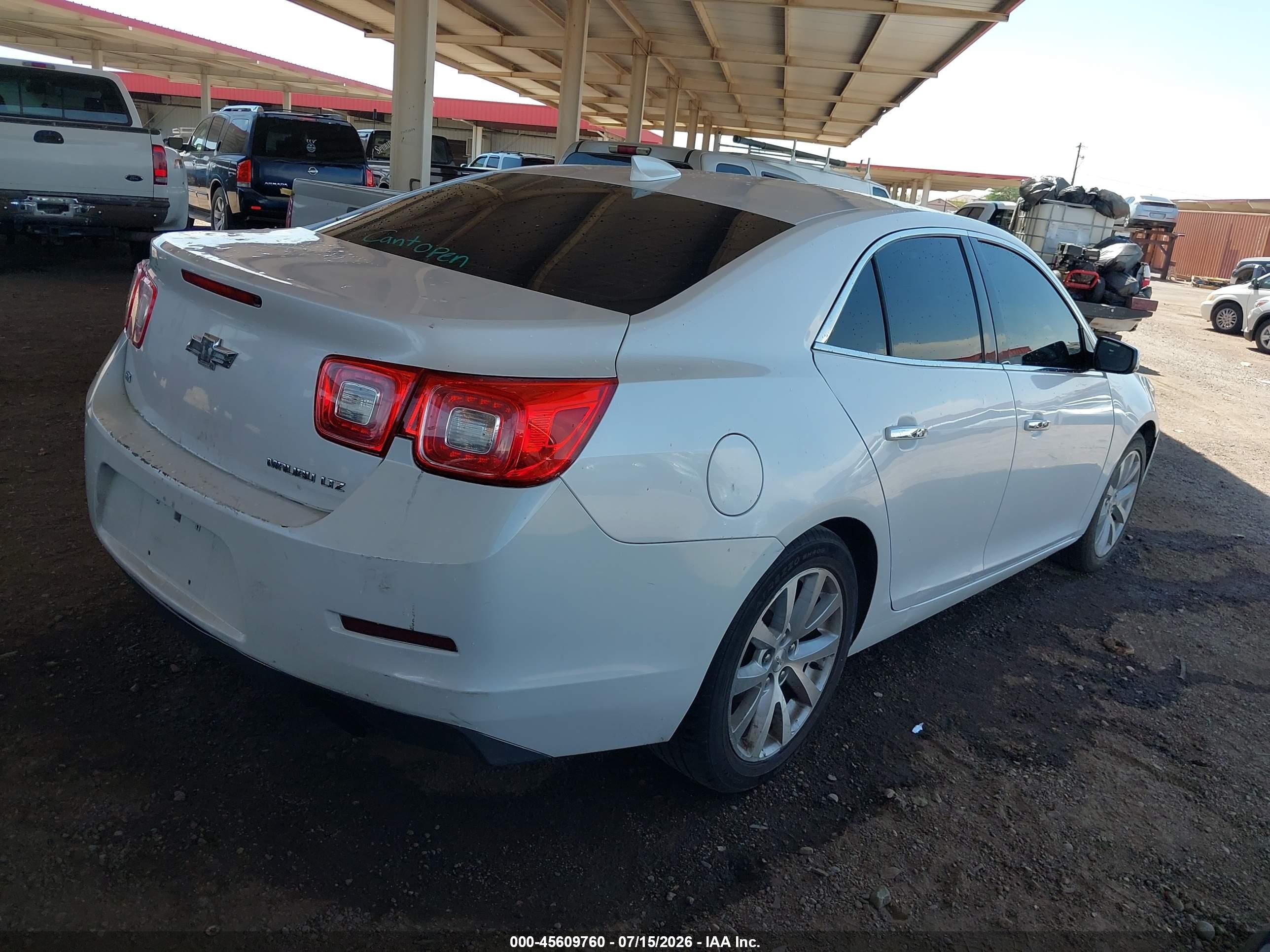 2015 Chevrolet Malibu 1lz White vin: 1G11F5SL7FF279064
