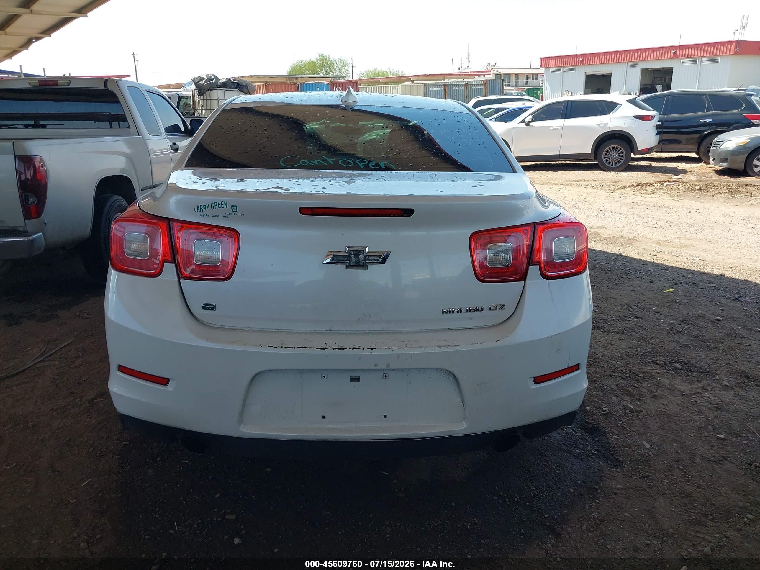 2015 Chevrolet Malibu 1lz White vin: 1G11F5SL7FF279064