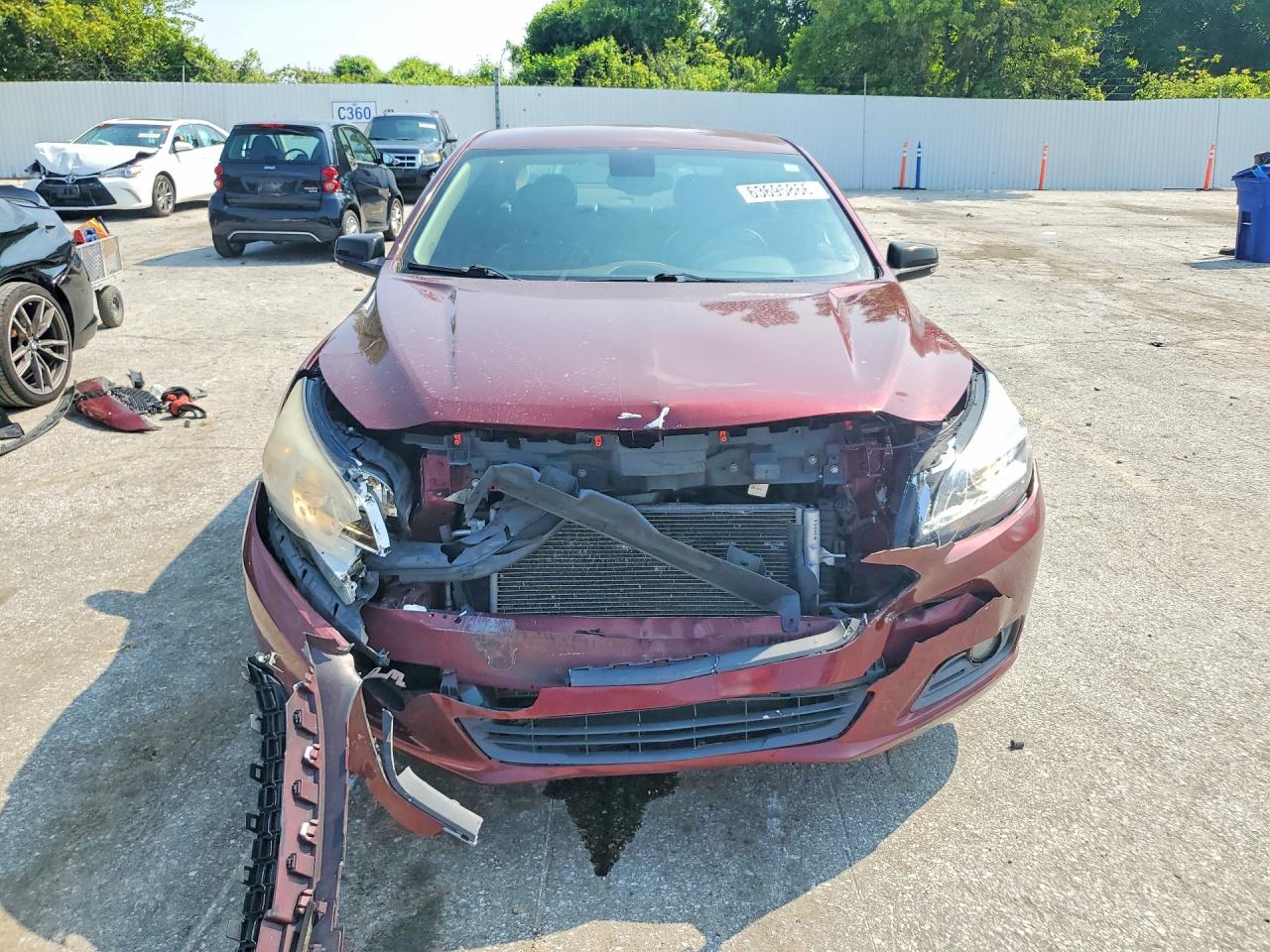 2015 Chevrolet Malibu Ltz Burgundy vin: 1G11F5SL7FF326108