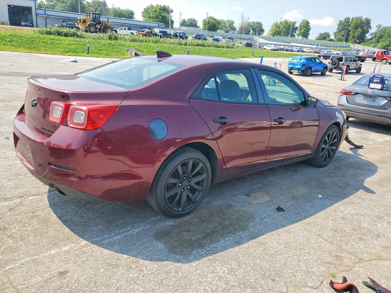 2015 Chevrolet Malibu Ltz Burgundy vin: 1G11F5SL7FF326108