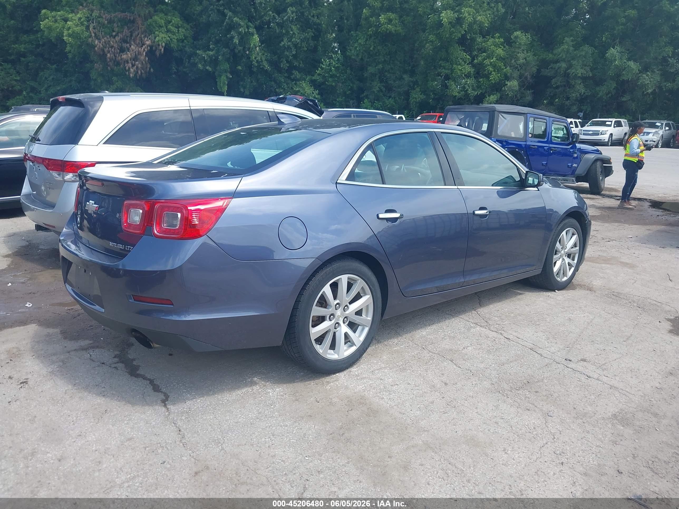 2015 Chevrolet Malibu 1lz Синий vin: 1G11F5SL9FF203037