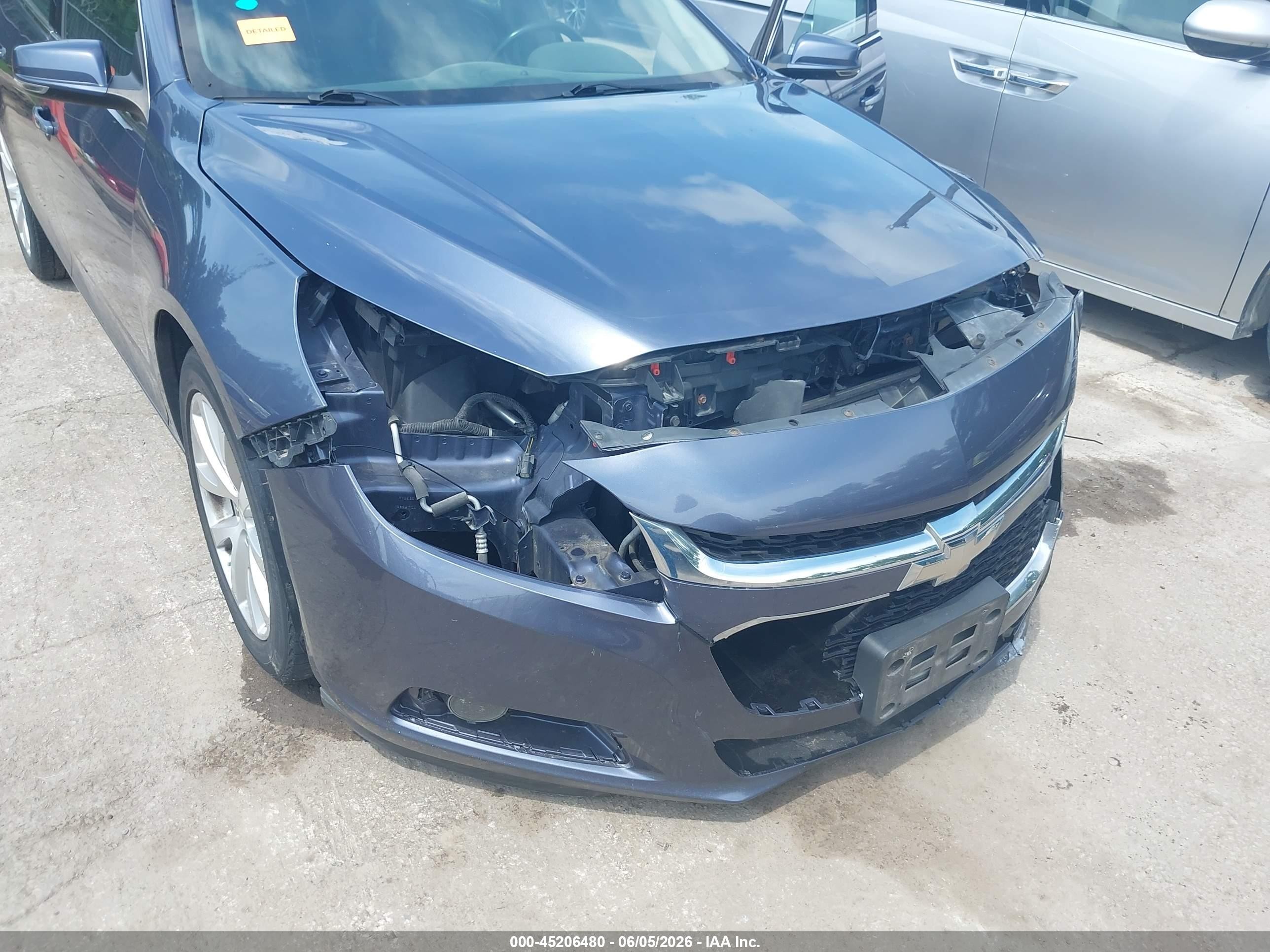 2015 Chevrolet Malibu 1lz Синий vin: 1G11F5SL9FF203037