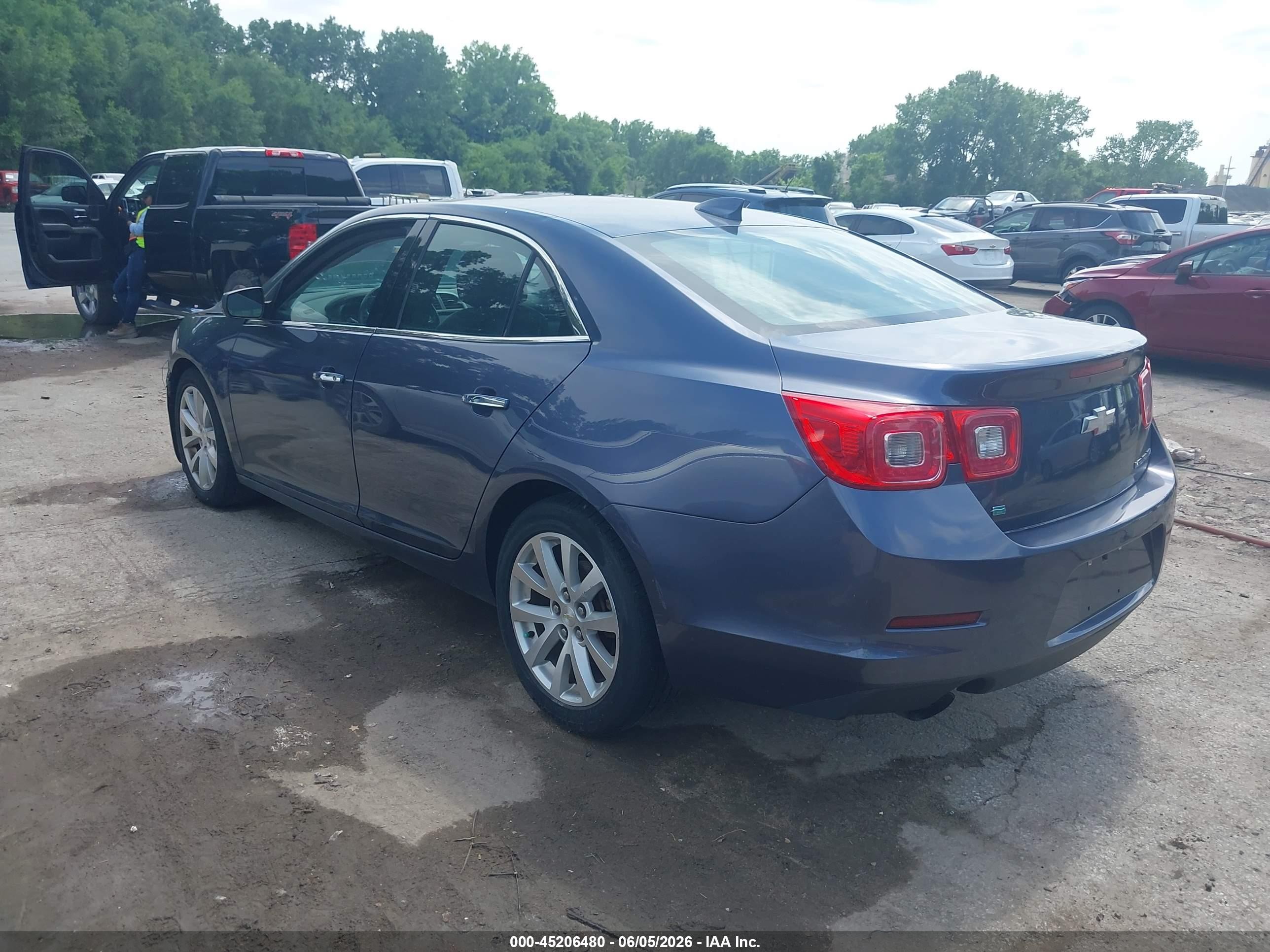 2015 Chevrolet Malibu 1lz Синий vin: 1G11F5SL9FF203037