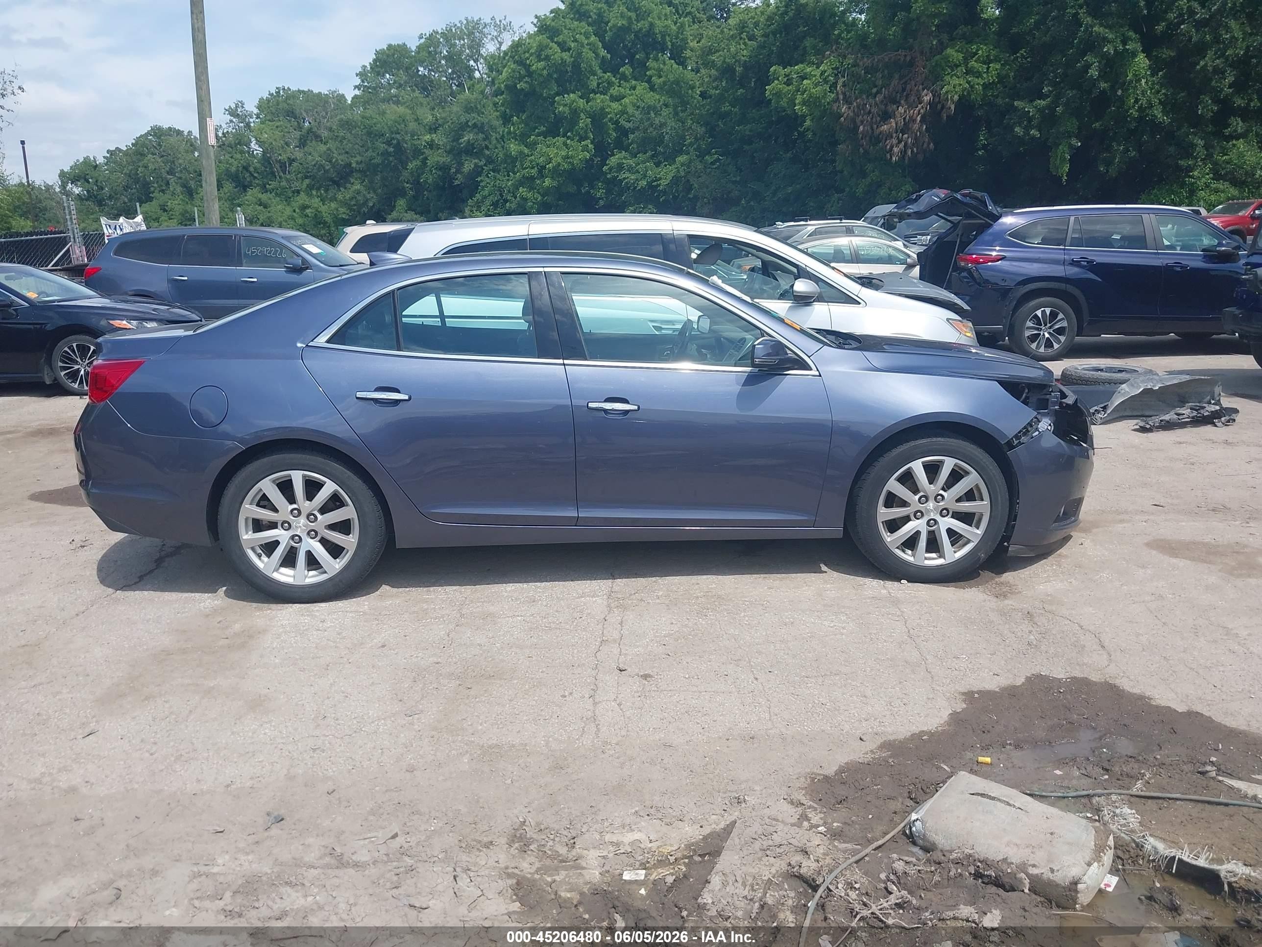 2015 Chevrolet Malibu 1lz Синий vin: 1G11F5SL9FF203037