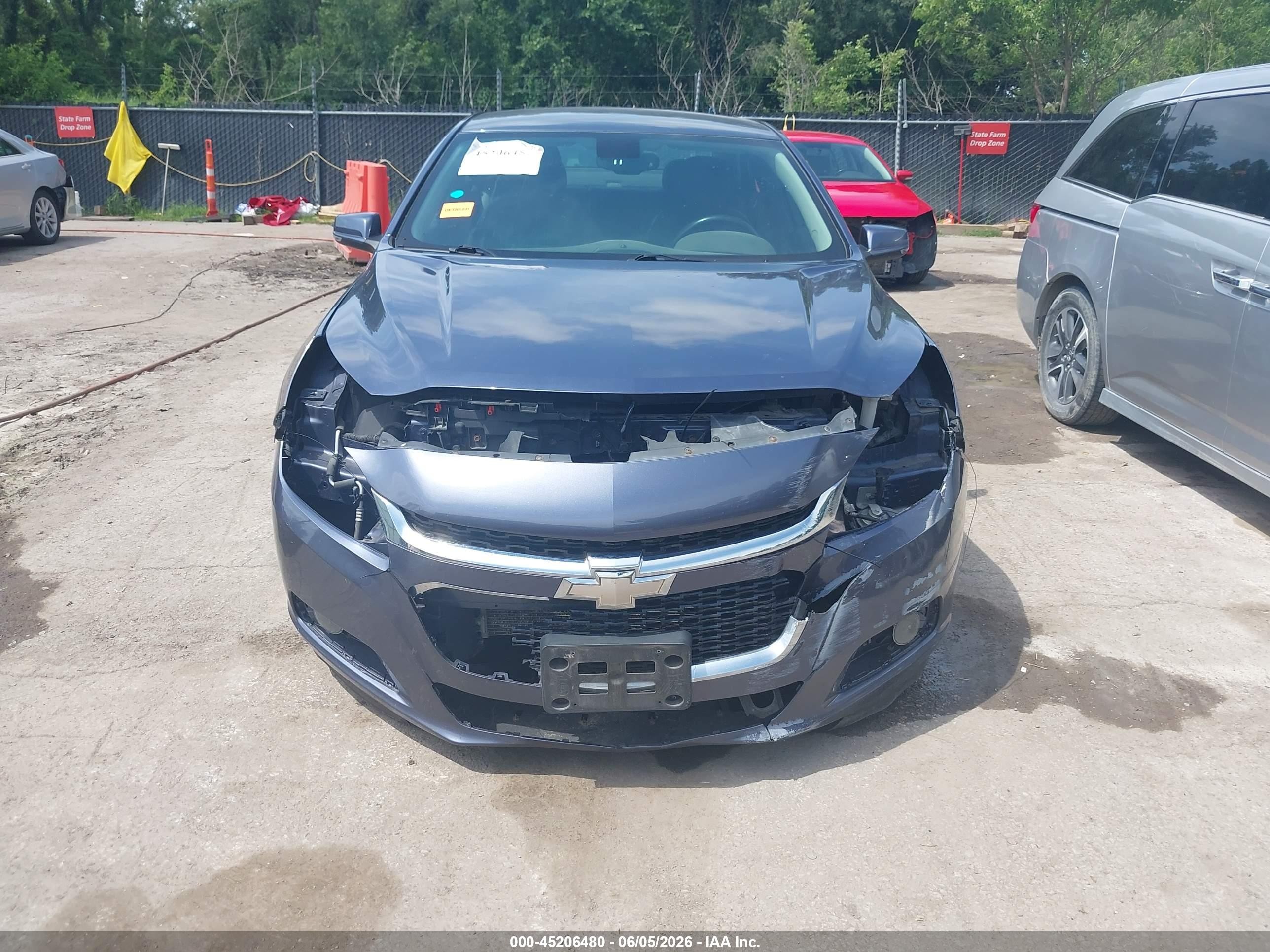 2015 Chevrolet Malibu 1lz Синий vin: 1G11F5SL9FF203037