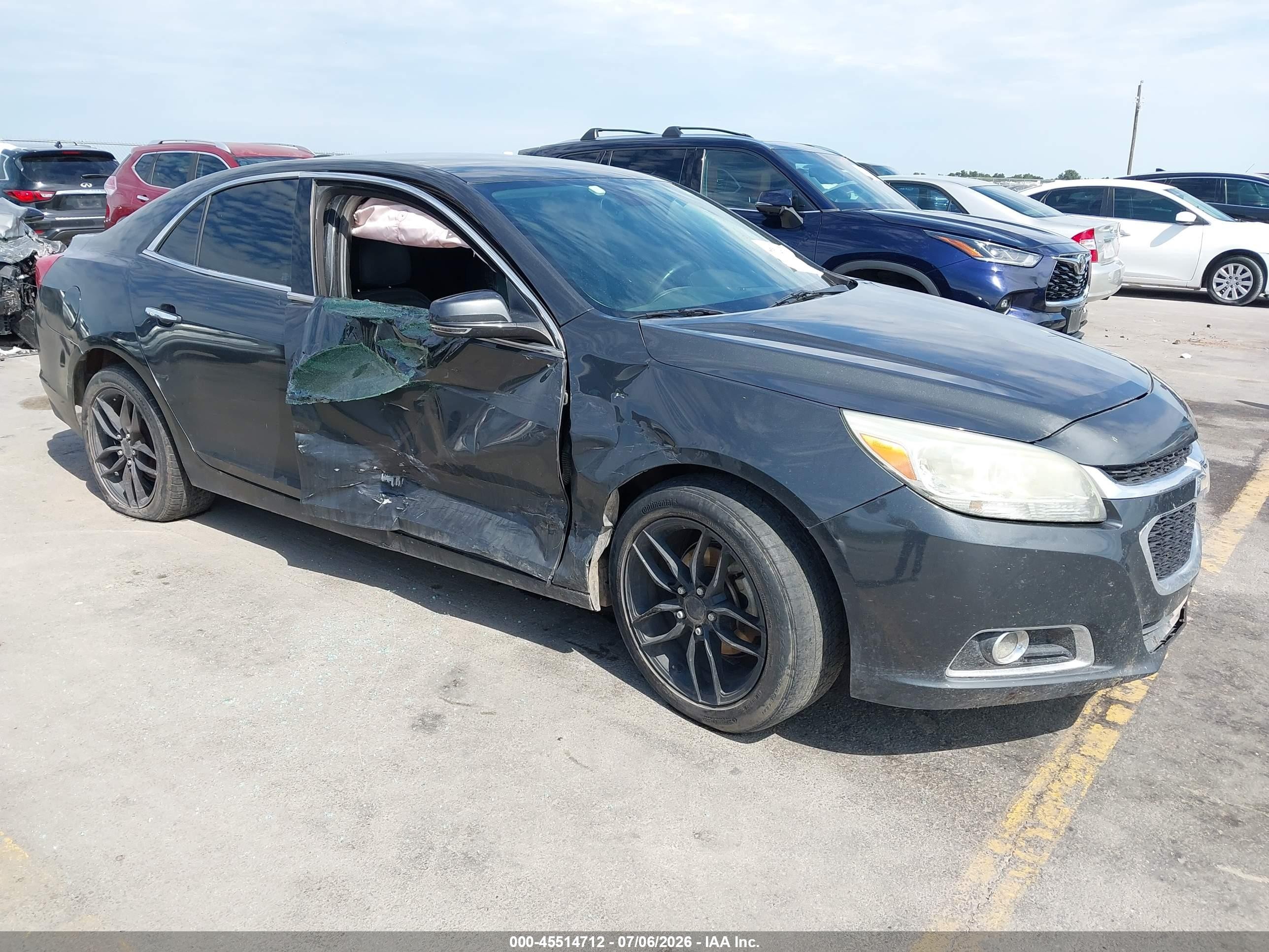 2015 Chevrolet Malibu 1lz Gray vin: 1G11F5SLXFF169884