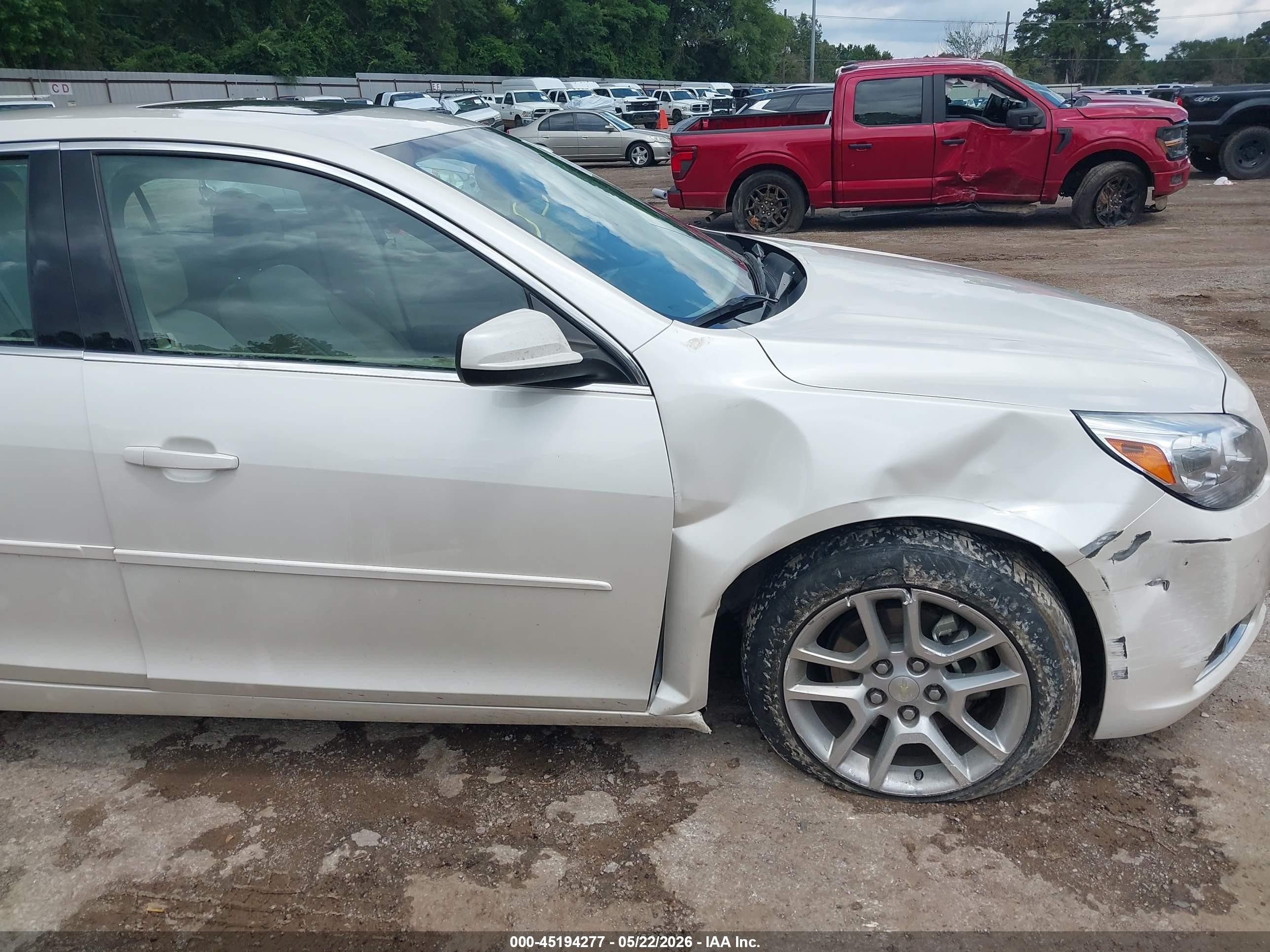 2013 Chevrolet Malibu Eco Premium Audio White vin: 1G11F5SR1DF162064