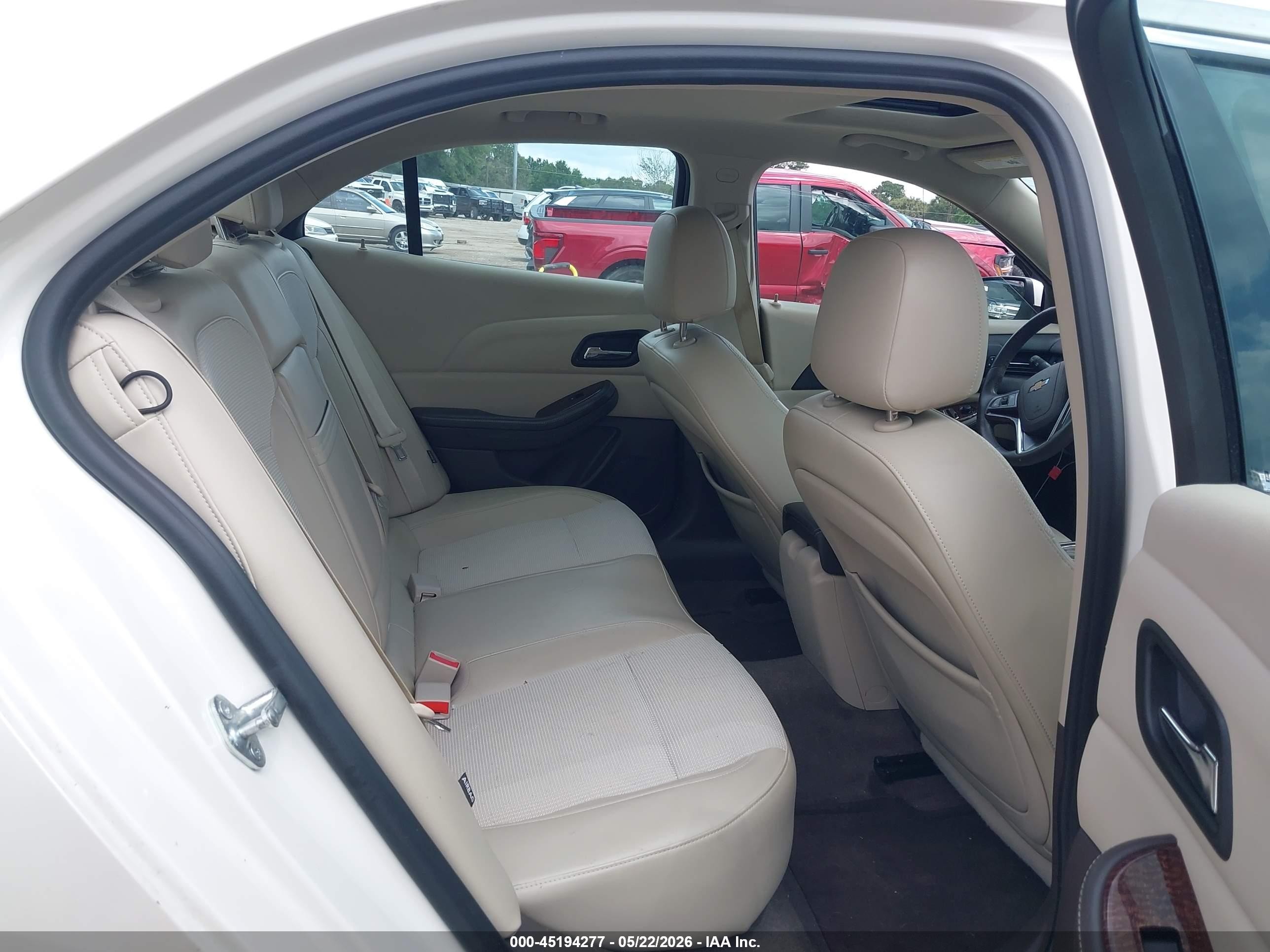 2013 Chevrolet Malibu Eco Premium Audio White vin: 1G11F5SR1DF162064