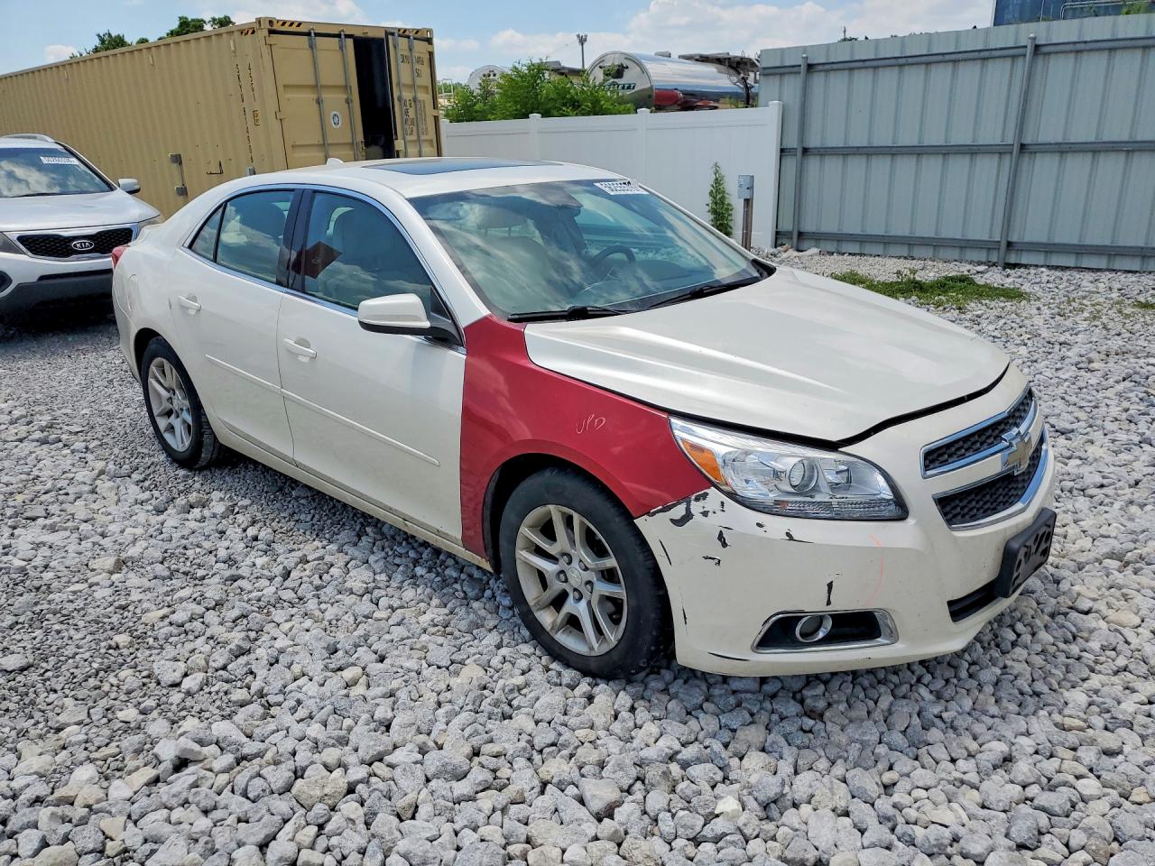 2013 Chevrolet Malibu 2lt Белый vin: 1G11F5SR2DF189385