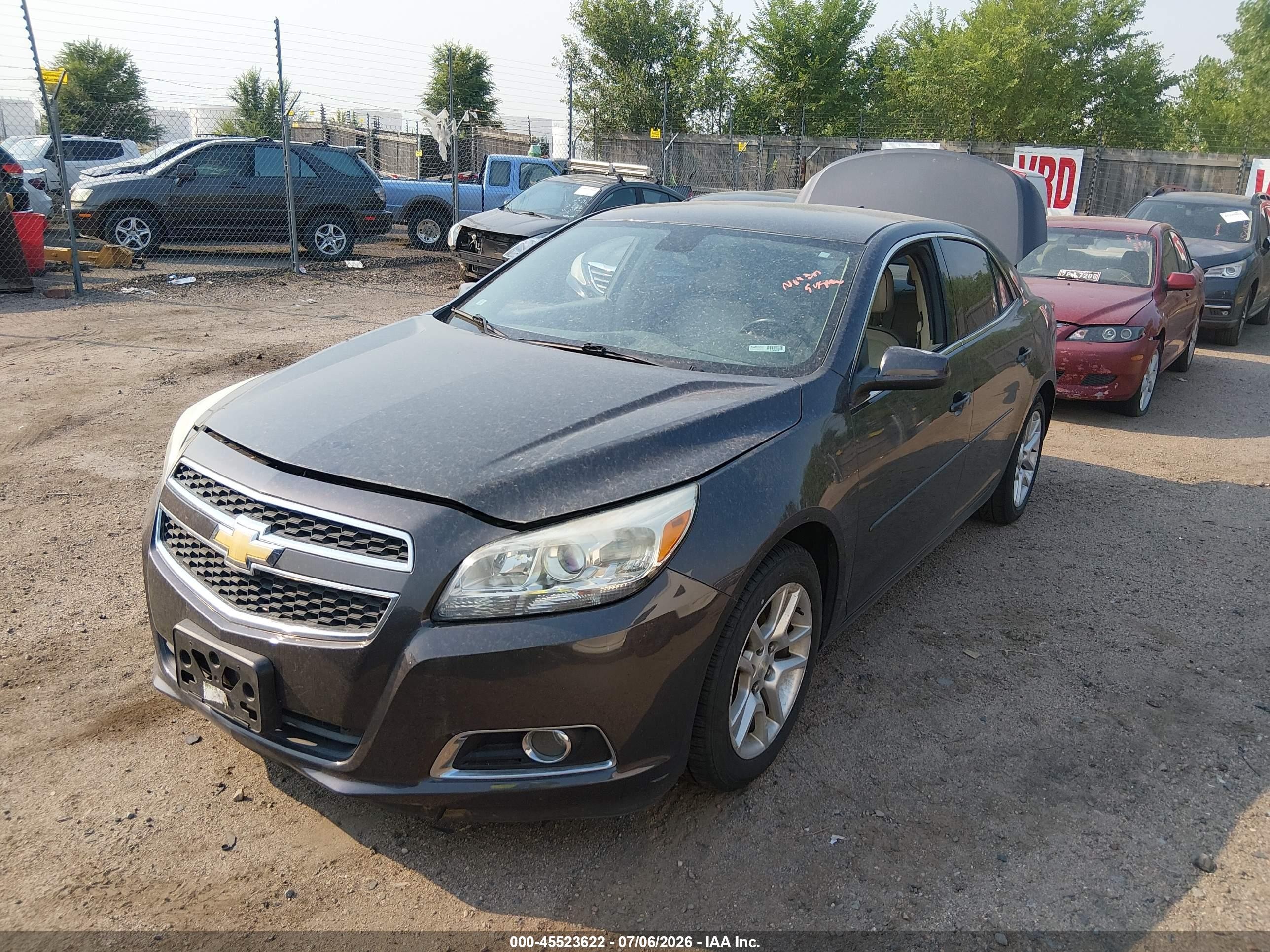 2013 Chevrolet Malibu Eco Premium Audio Black vin: 1G11F5SR4DF138129