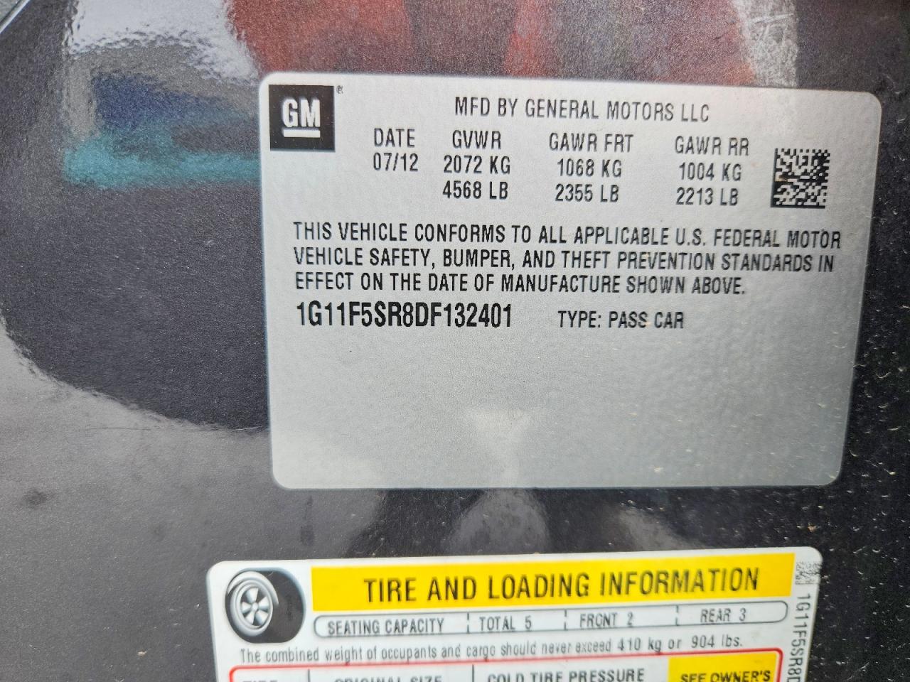 2013 Chevrolet Malibu 2lt Gray vin: 1G11F5SR8DF132401