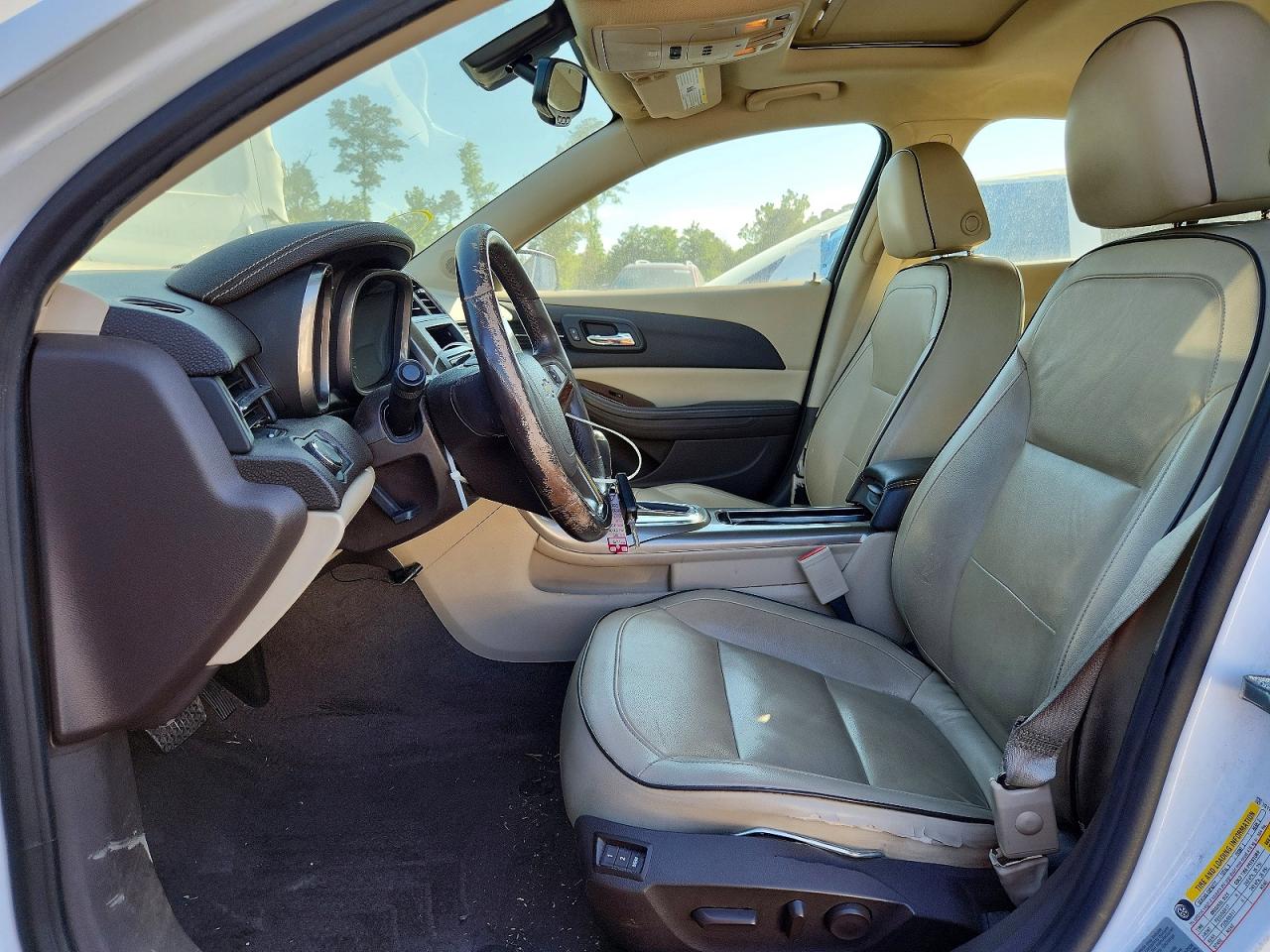 2013 Chevrolet Malibu 2lt White vin: 1G11F5SR8DF170033