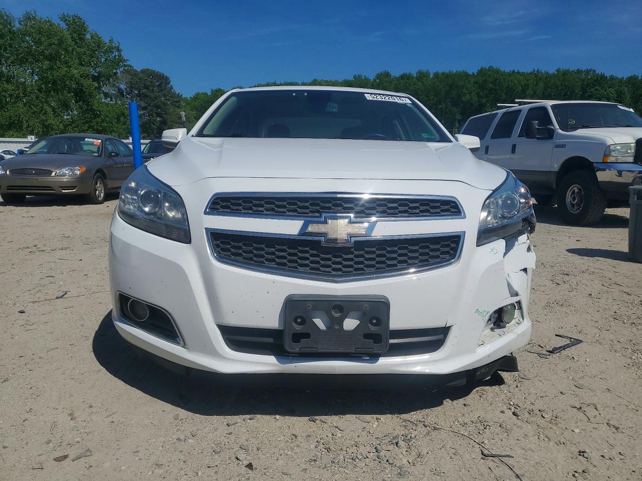 2013 Chevrolet Malibu 2lt White vin: 1G11F5SR8DF170033