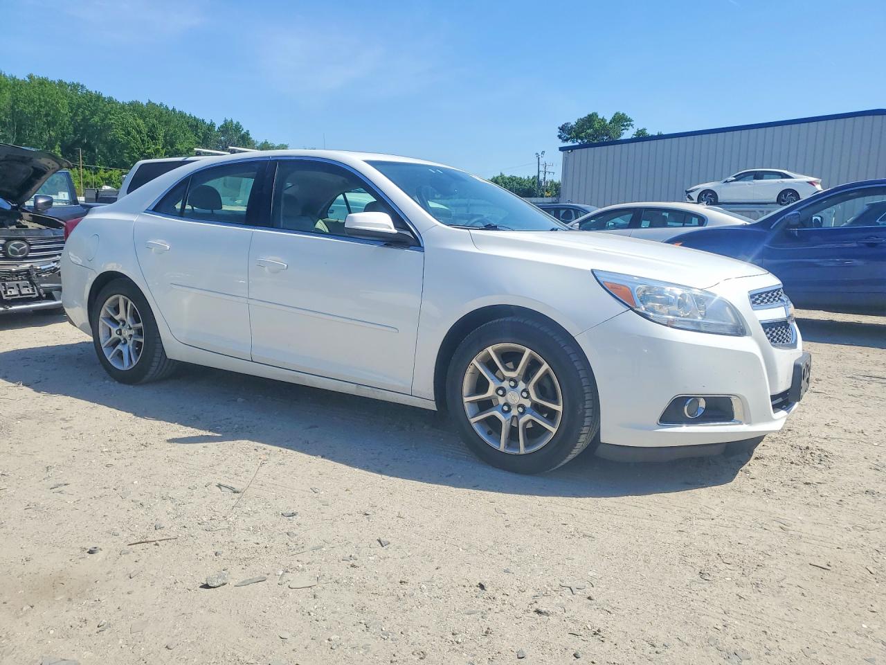 2013 Chevrolet Malibu 2lt White vin: 1G11F5SR8DF170033