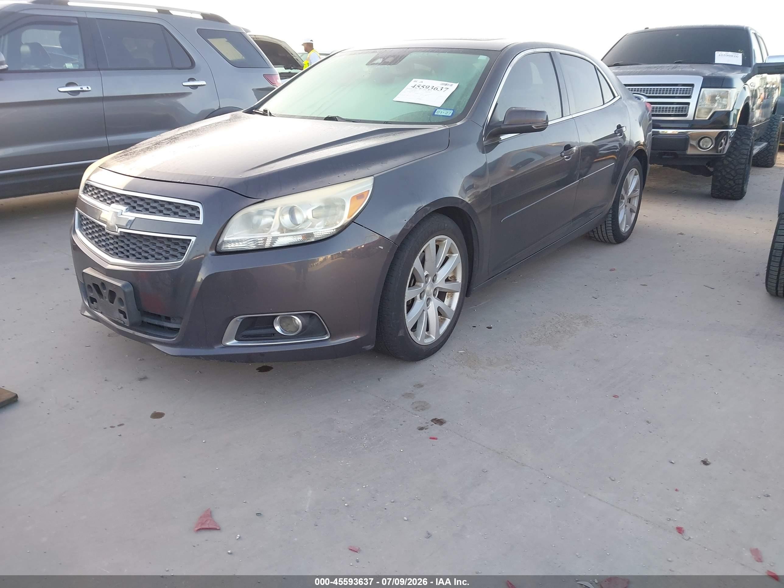 2013 Chevrolet Malibu 3lt Gray vin: 1G11G5SX0DF248512