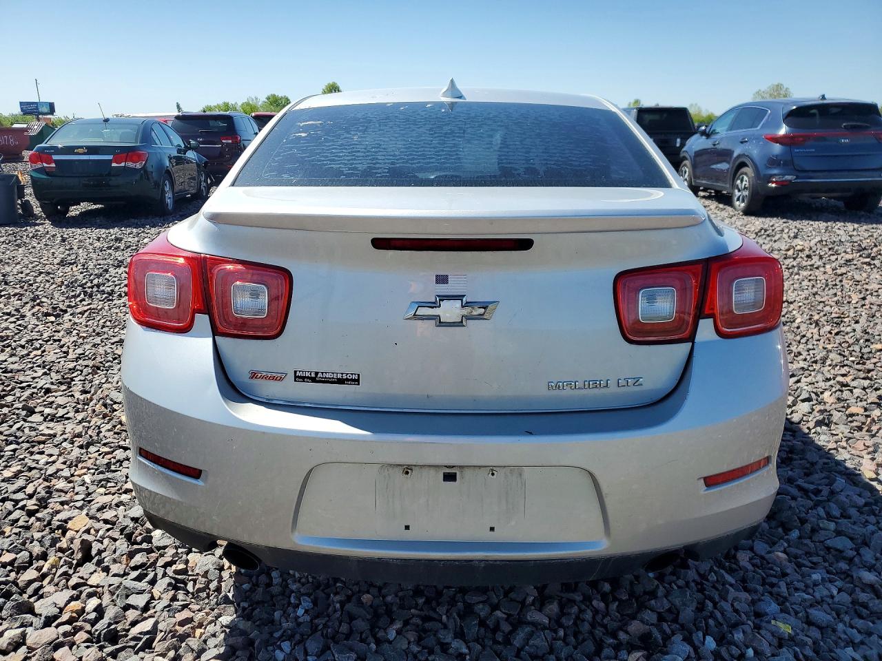 2015 Chevrolet Malibu Ltz Серебряный vin: 1G11G5SX0FF234502
