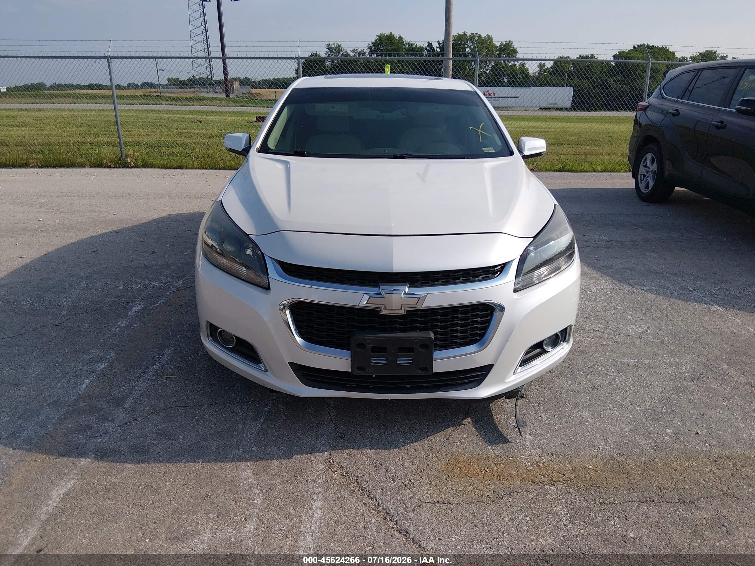 2015 Chevrolet Malibu 2lz White vin: 1G11G5SX0FF253342