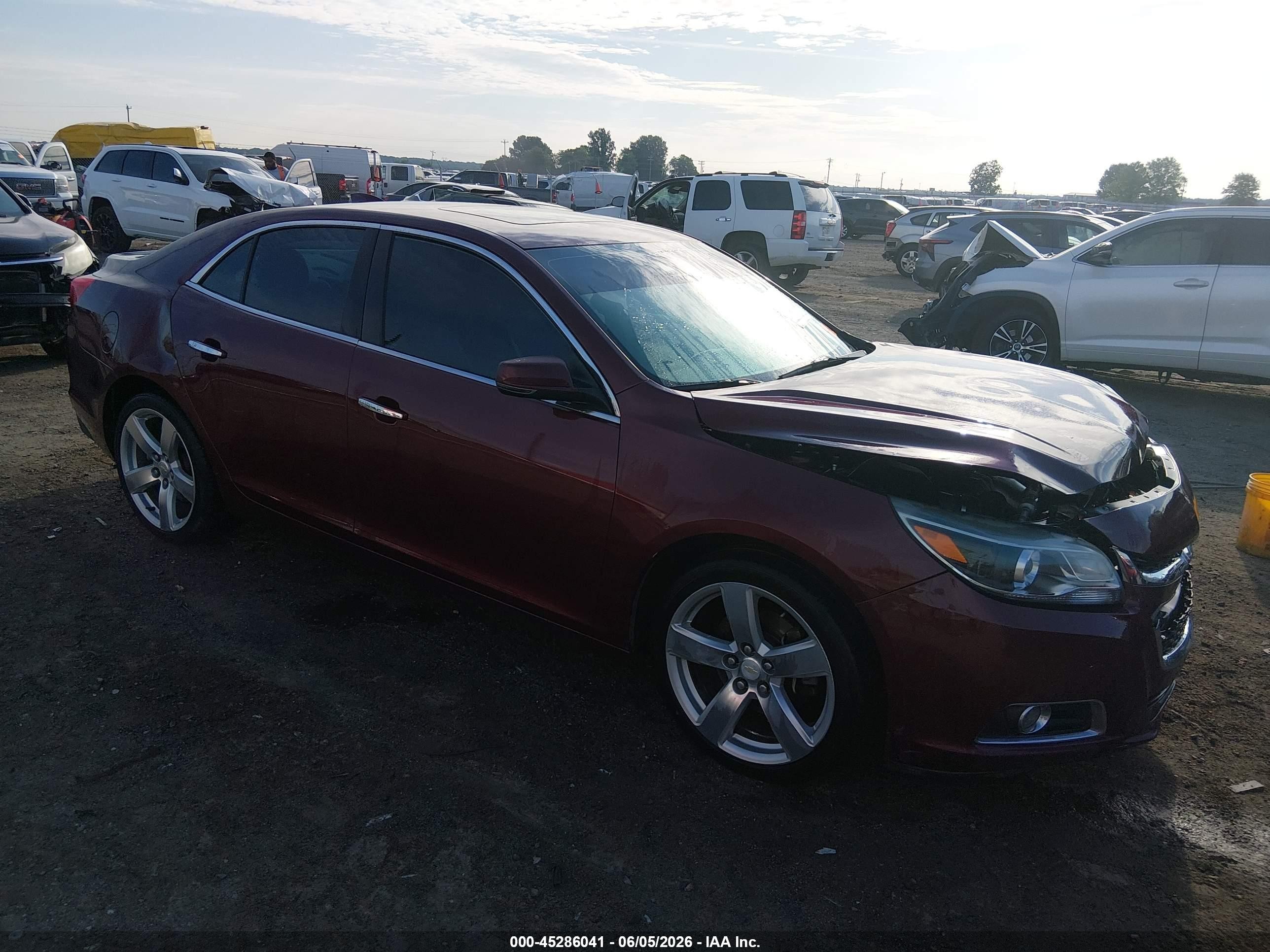 2015 Chevrolet Malibu 2lz Red vin: 1G11G5SX1FF201492