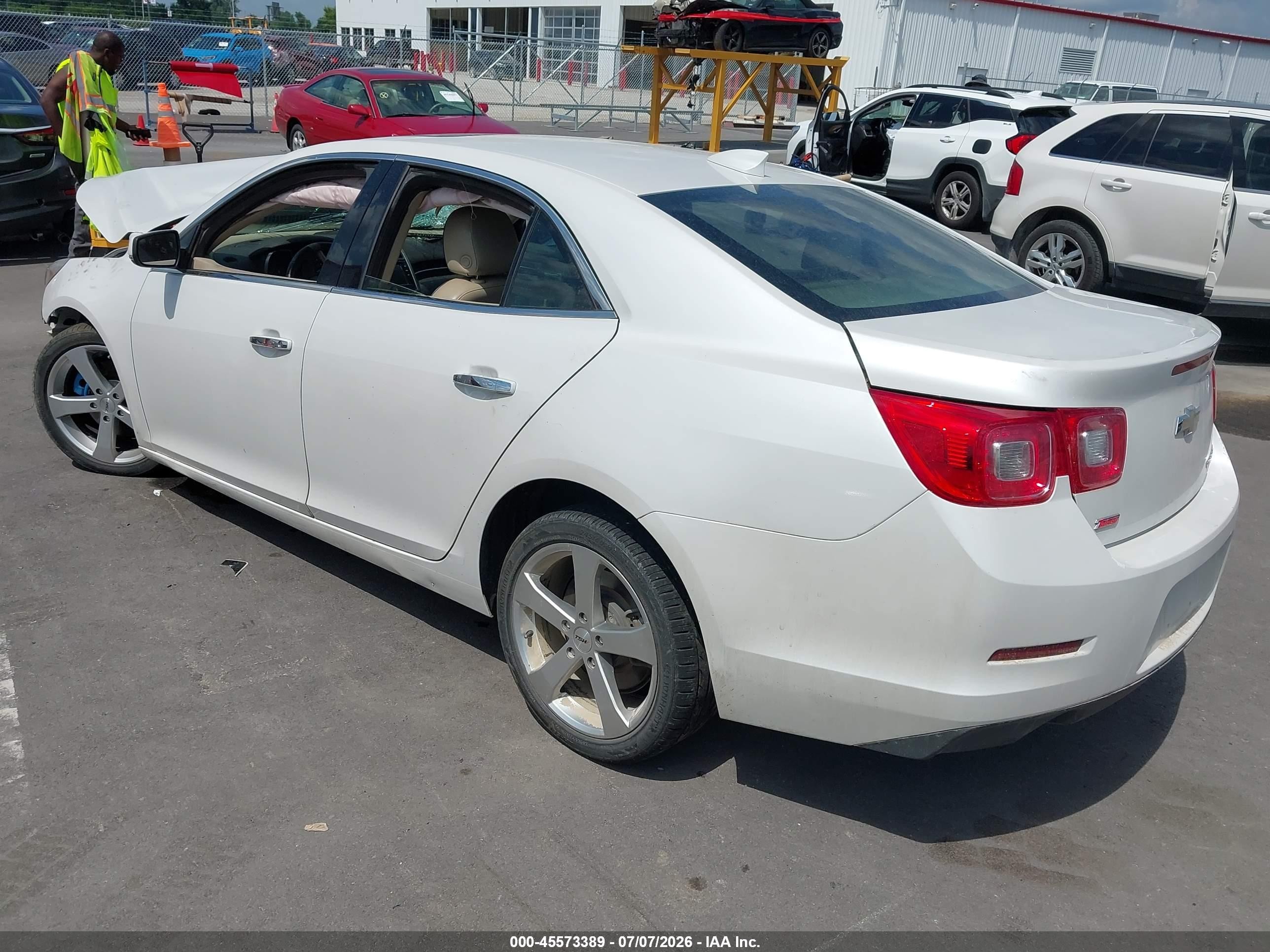 2015 Chevrolet Malibu 2lz White vin: 1G11G5SX1FF207096