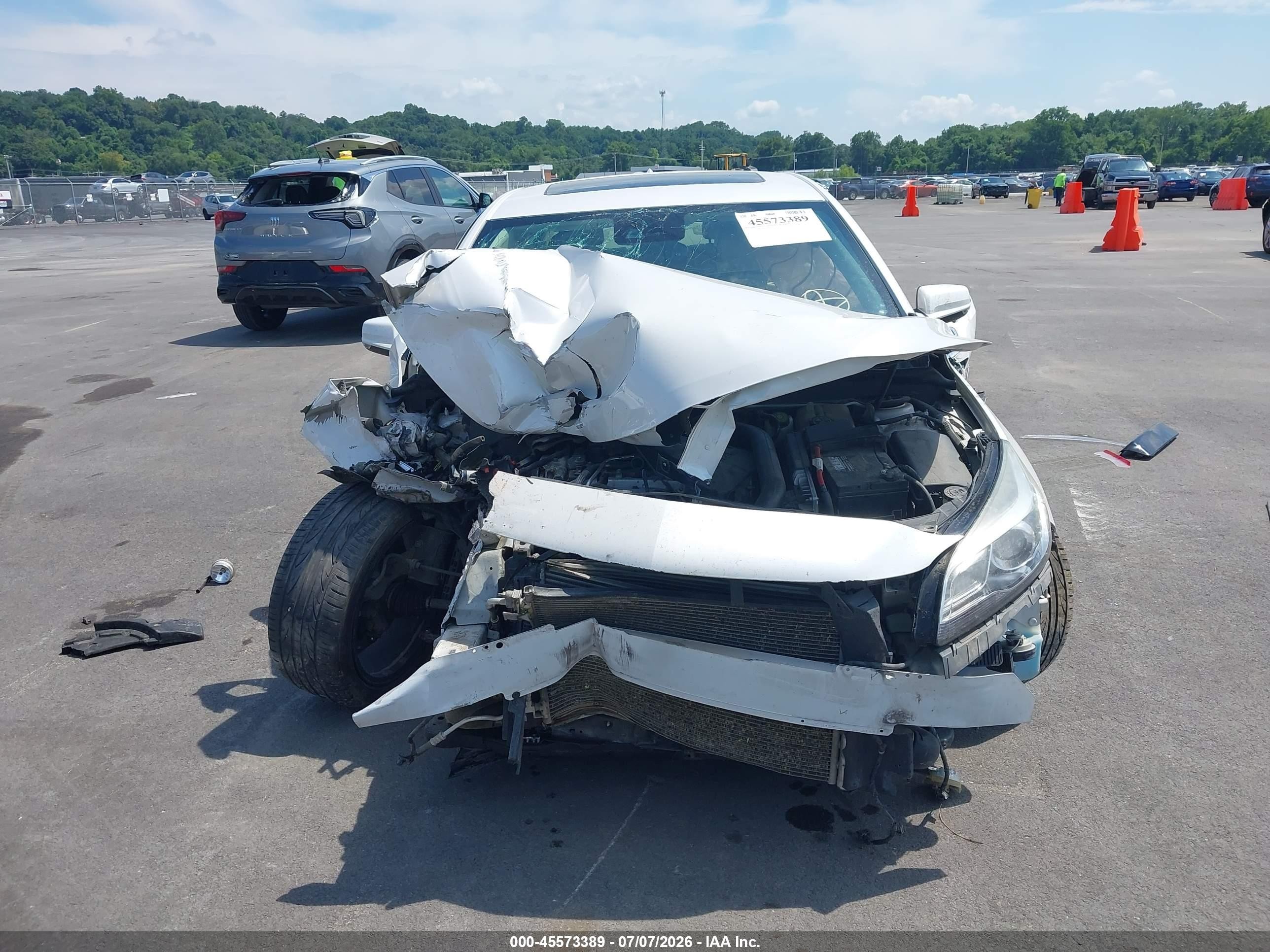 2015 Chevrolet Malibu 2lz White vin: 1G11G5SX1FF207096