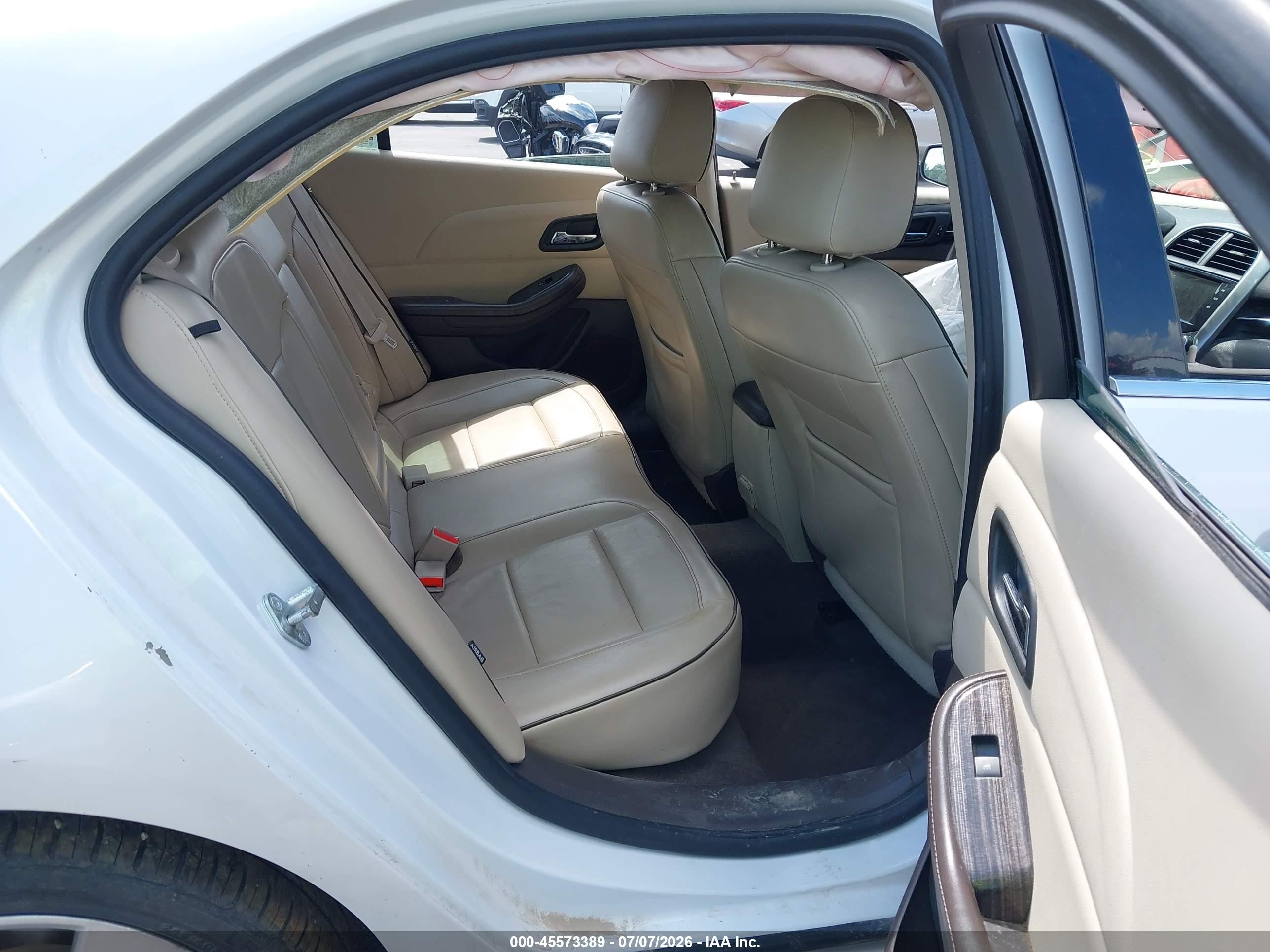2015 Chevrolet Malibu 2lz White vin: 1G11G5SX1FF207096