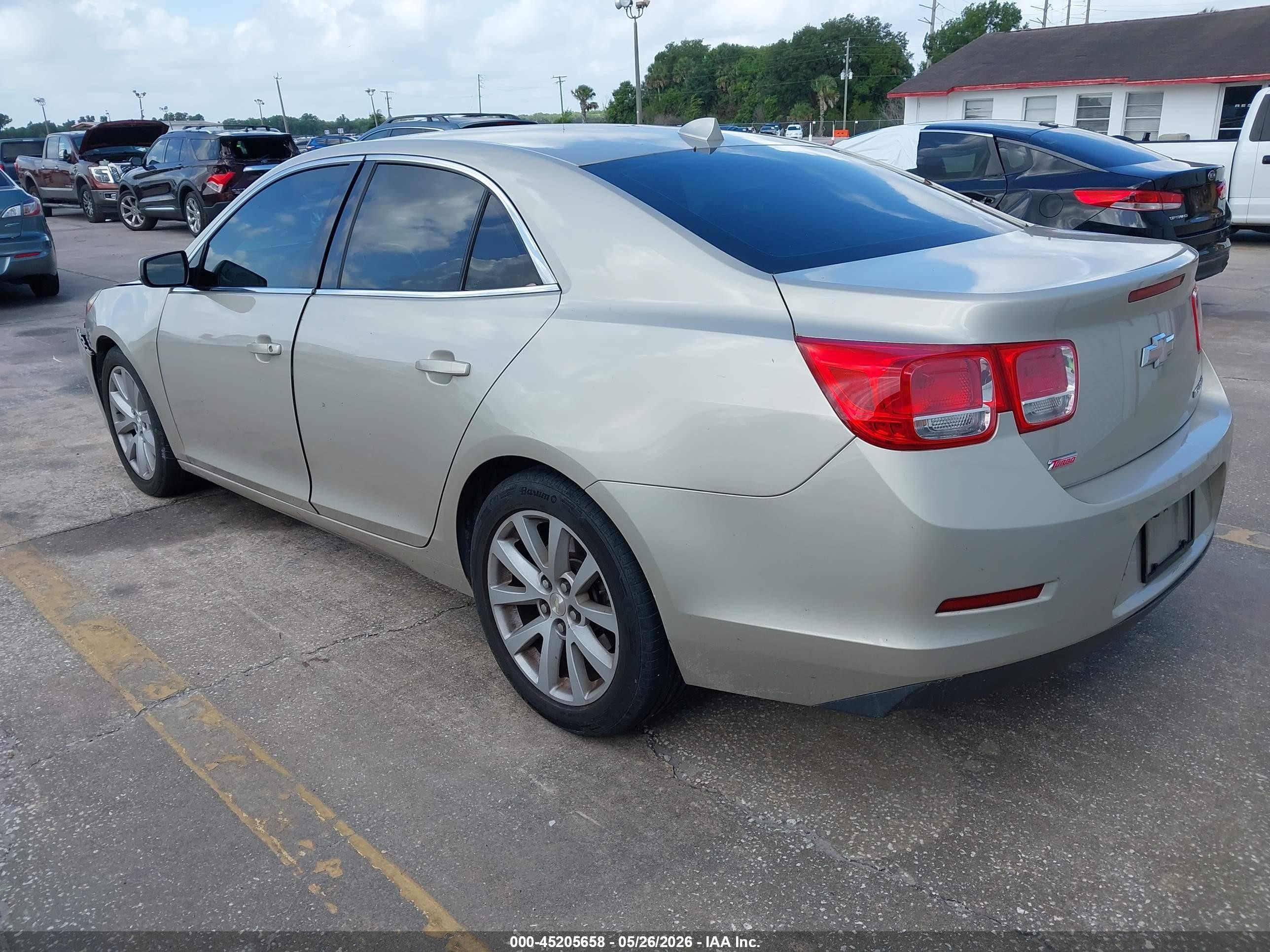 2014 Chevrolet Malibu 3lt Beige vin: 1G11G5SX2EF199668
