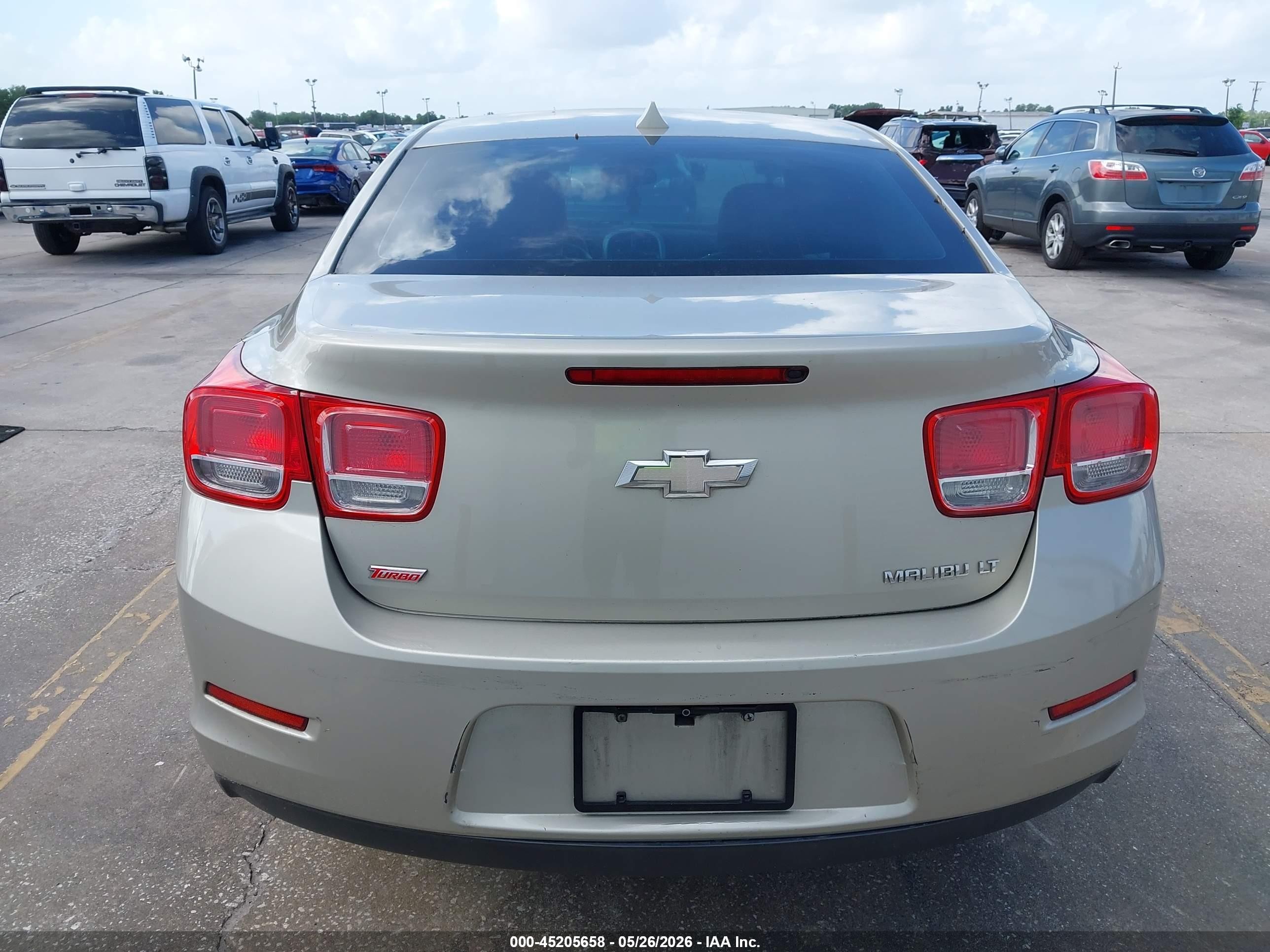 2014 Chevrolet Malibu 3lt Beige vin: 1G11G5SX2EF199668