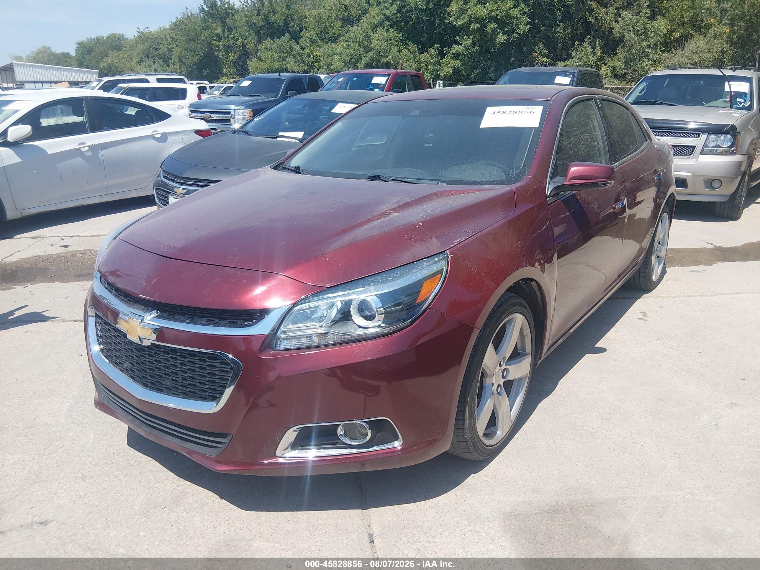 2015 Chevrolet Malibu 2lz Burgundy vin: 1G11G5SX2FF156093