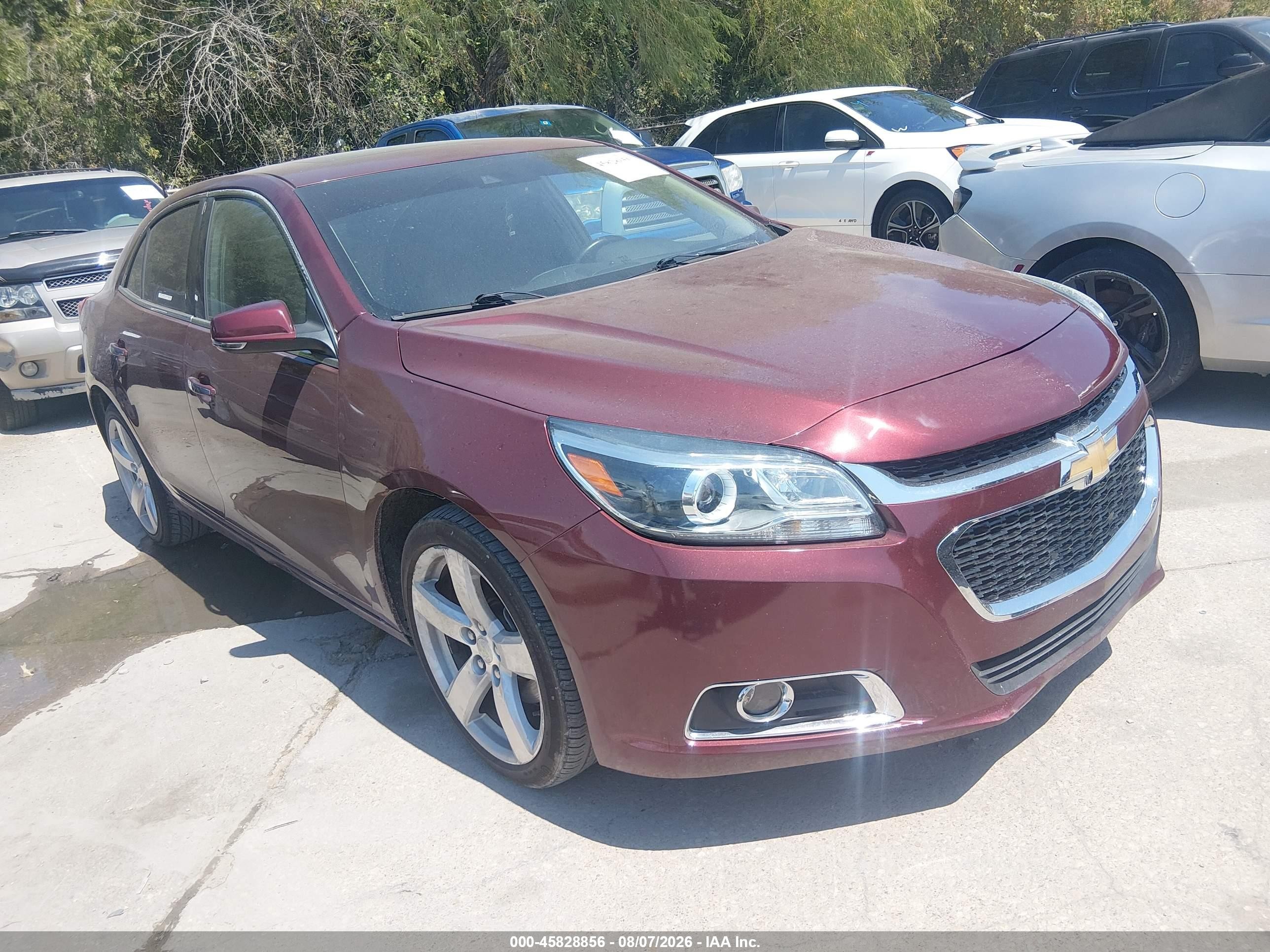 2015 Chevrolet Malibu 2lz Burgundy vin: 1G11G5SX2FF156093