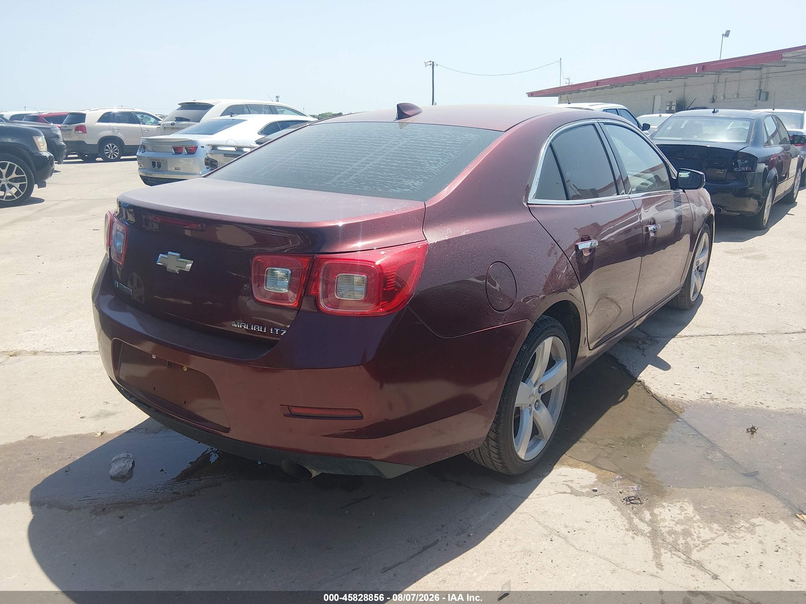 2015 Chevrolet Malibu 2lz Burgundy vin: 1G11G5SX2FF156093