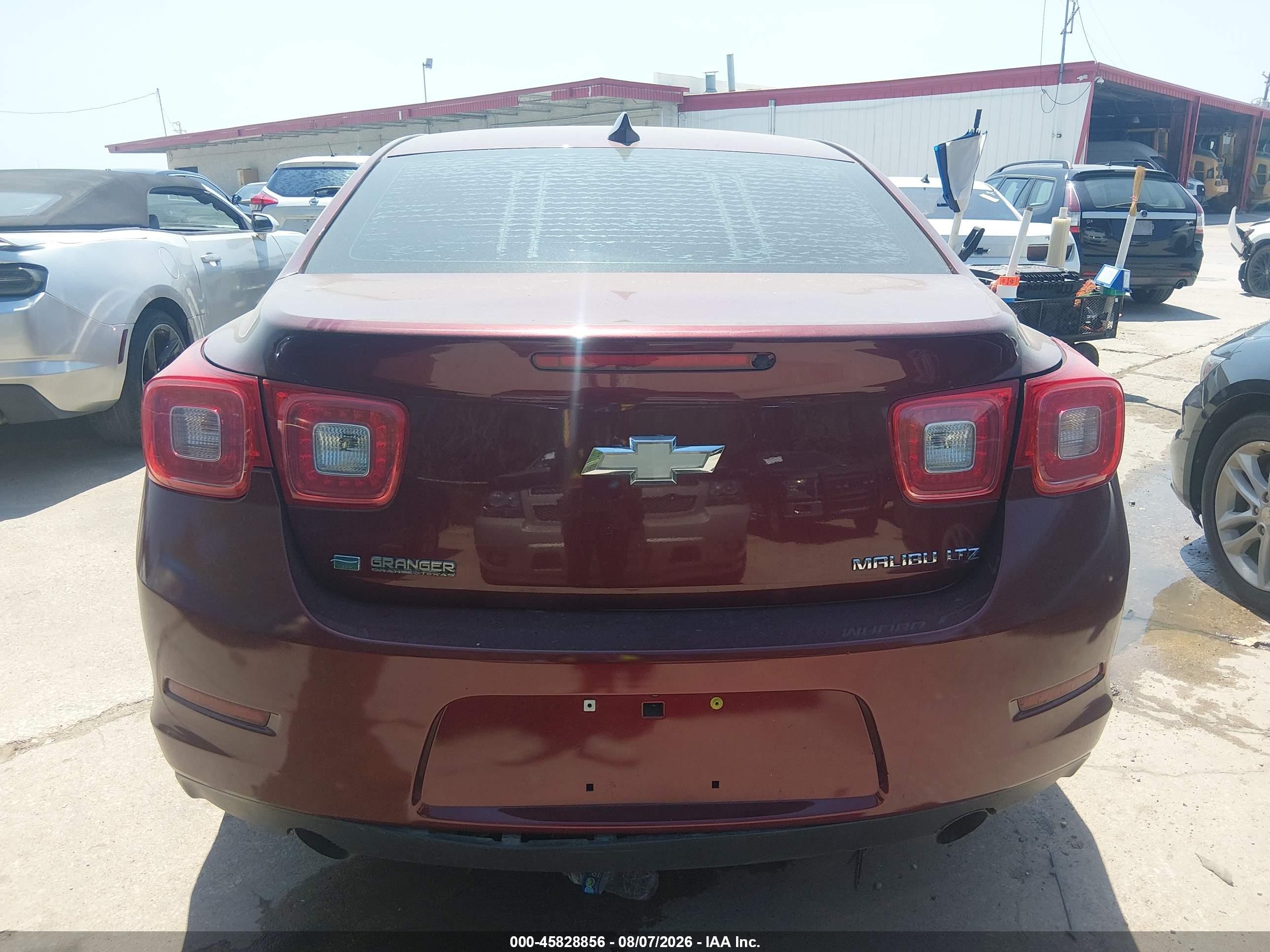 2015 Chevrolet Malibu 2lz Burgundy vin: 1G11G5SX2FF156093