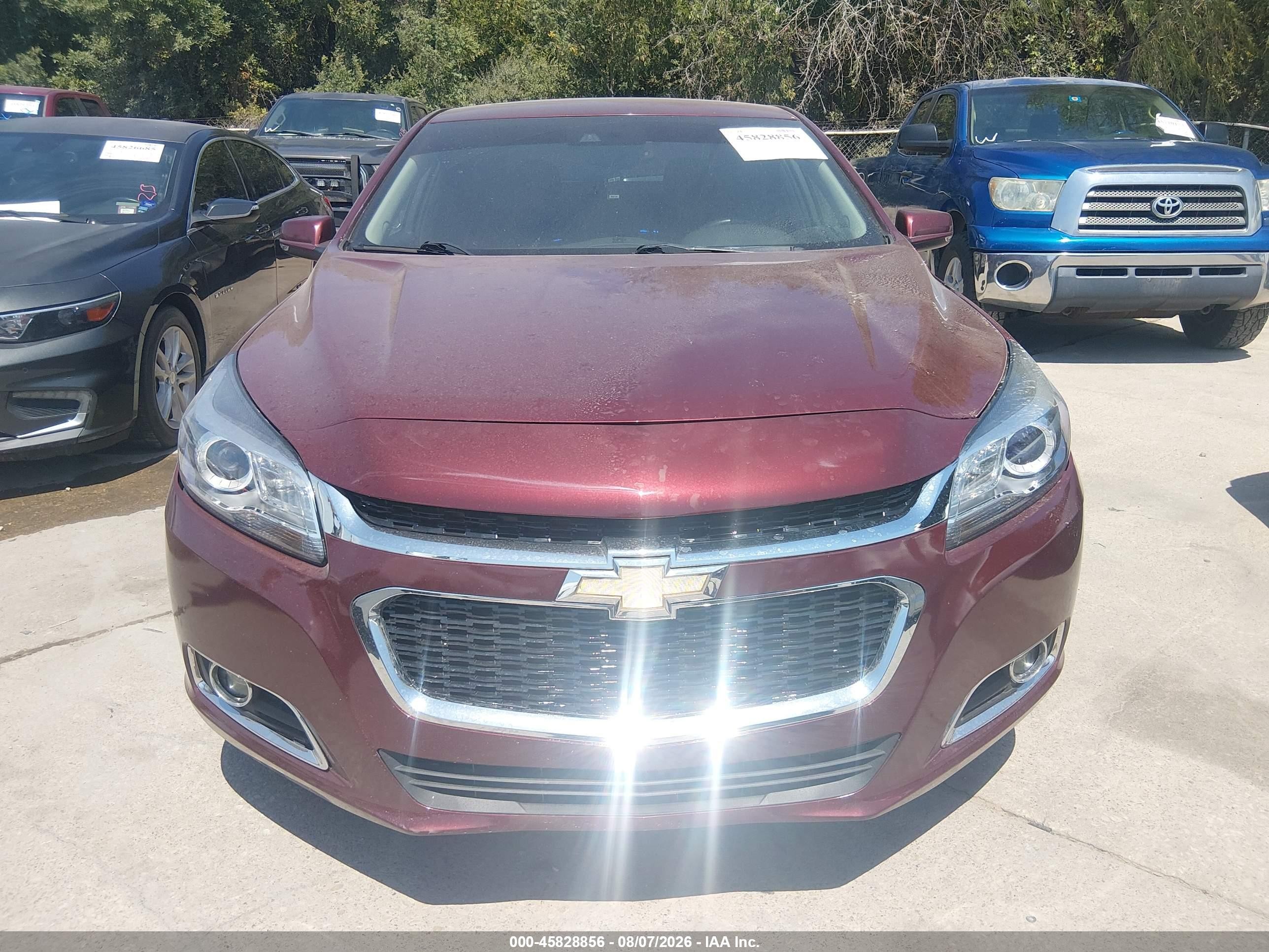 2015 Chevrolet Malibu 2lz Burgundy vin: 1G11G5SX2FF156093
