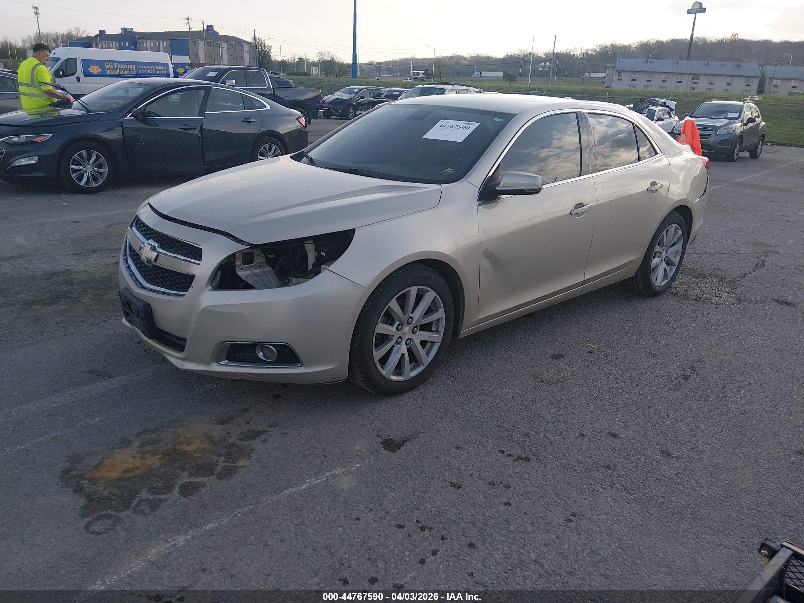 2013 Chevrolet Malibu 3lt Gray vin: 1G11G5SX3DF184983